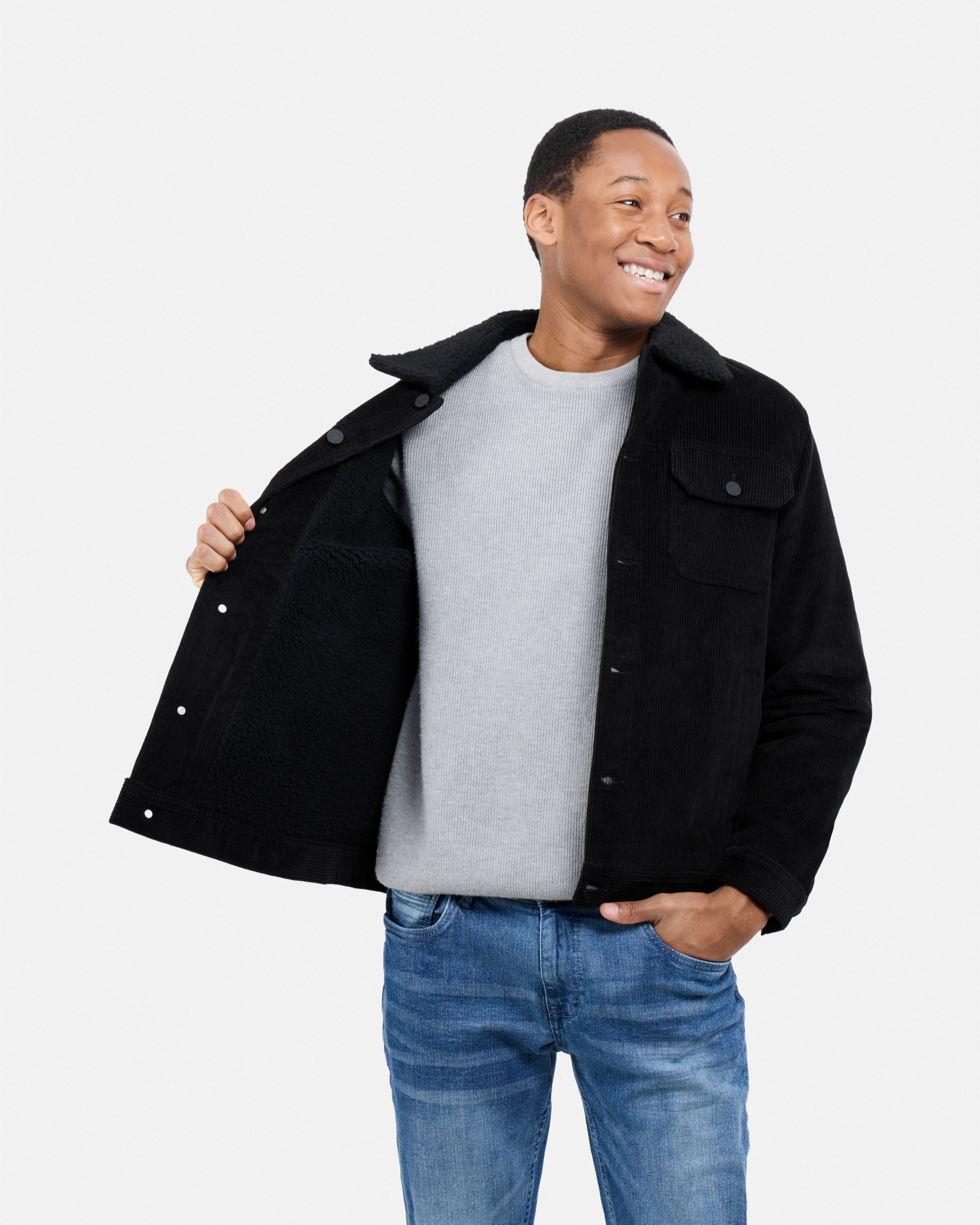 #XRJK5100558 Corduroy Trucker Jacket-thumbmail-6