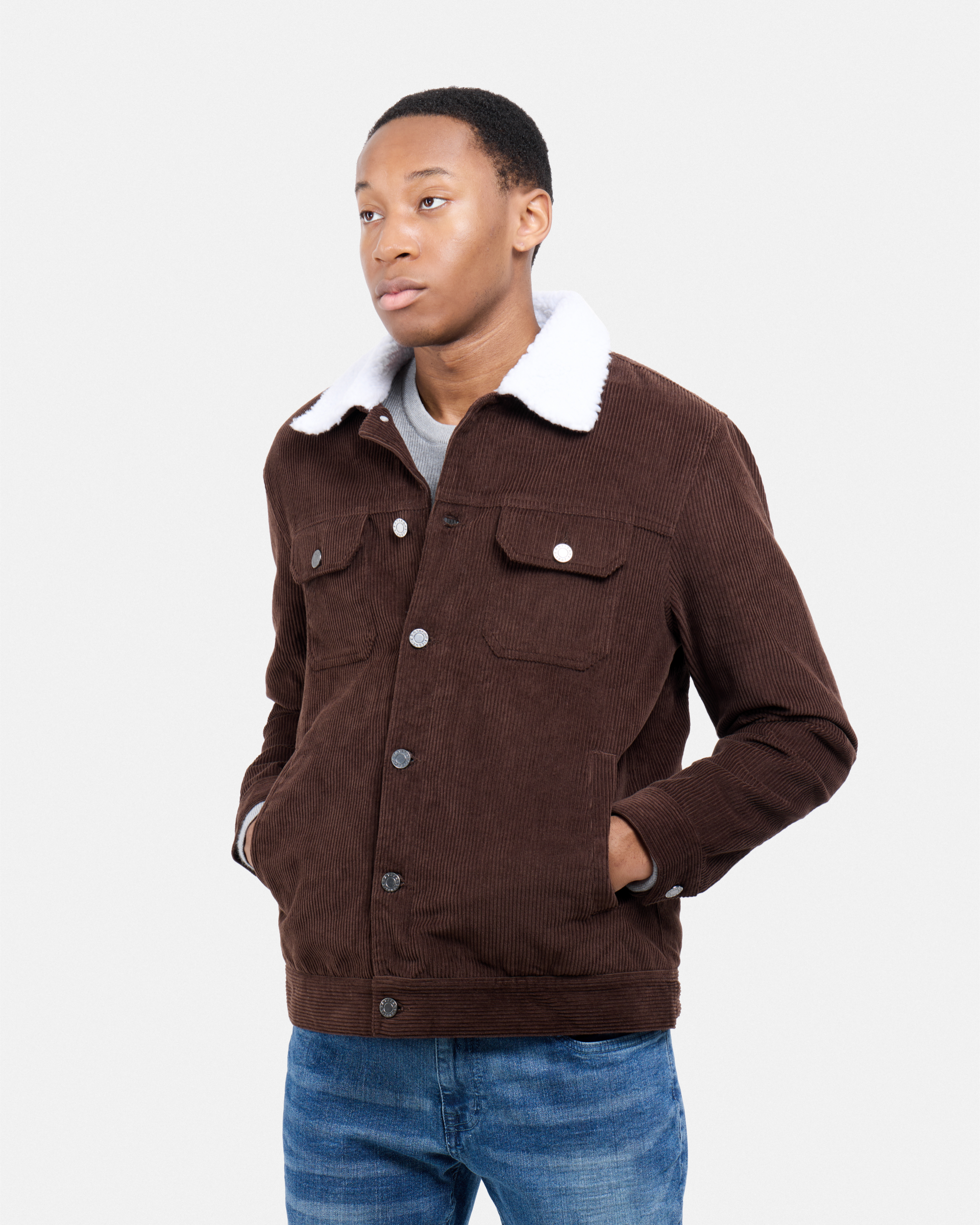 #XRJK5100558 Corduroy Trucker Jacket-thumbmail-14