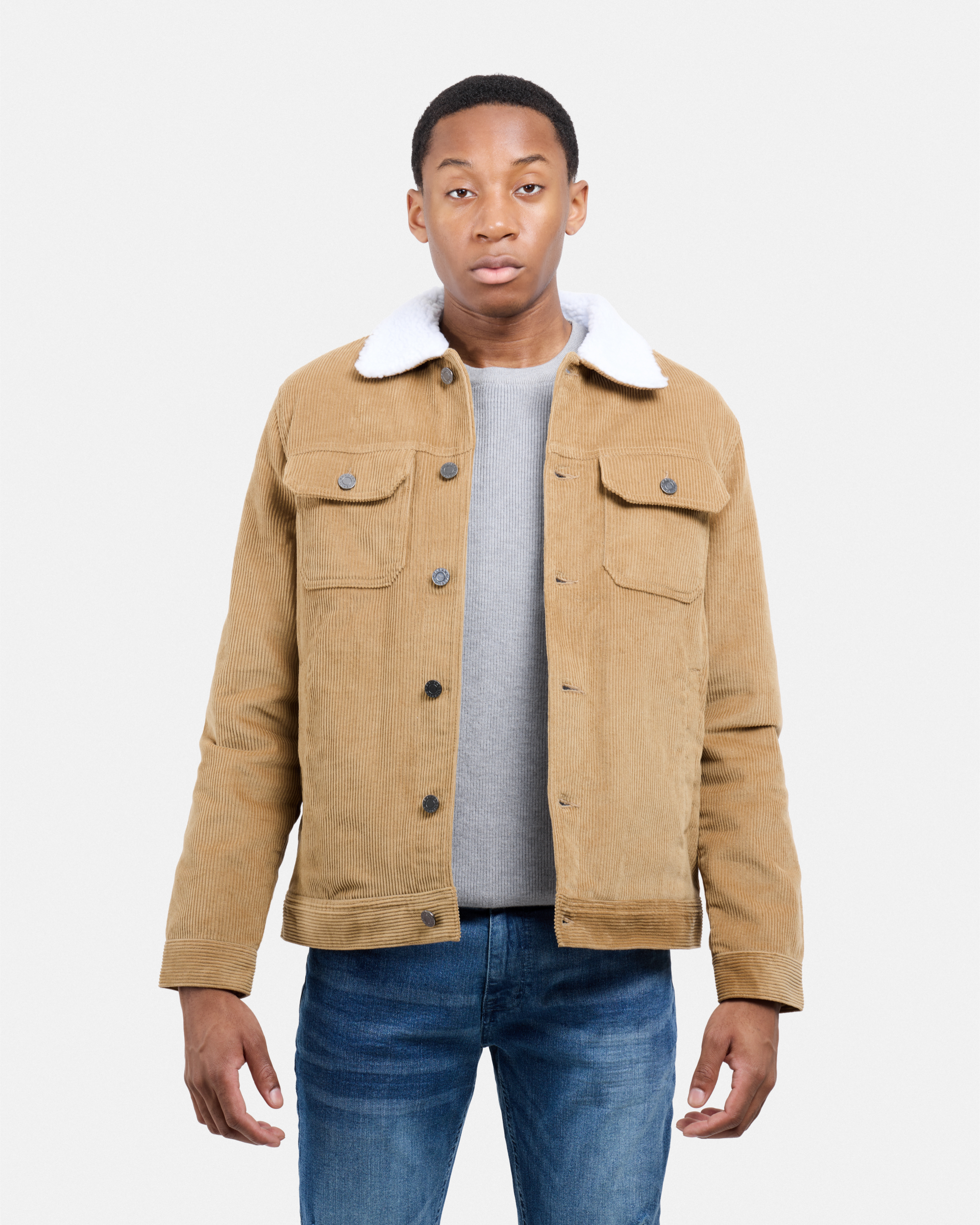 #XRJK5100558 Corduroy Trucker Jacket-thumbmail-19