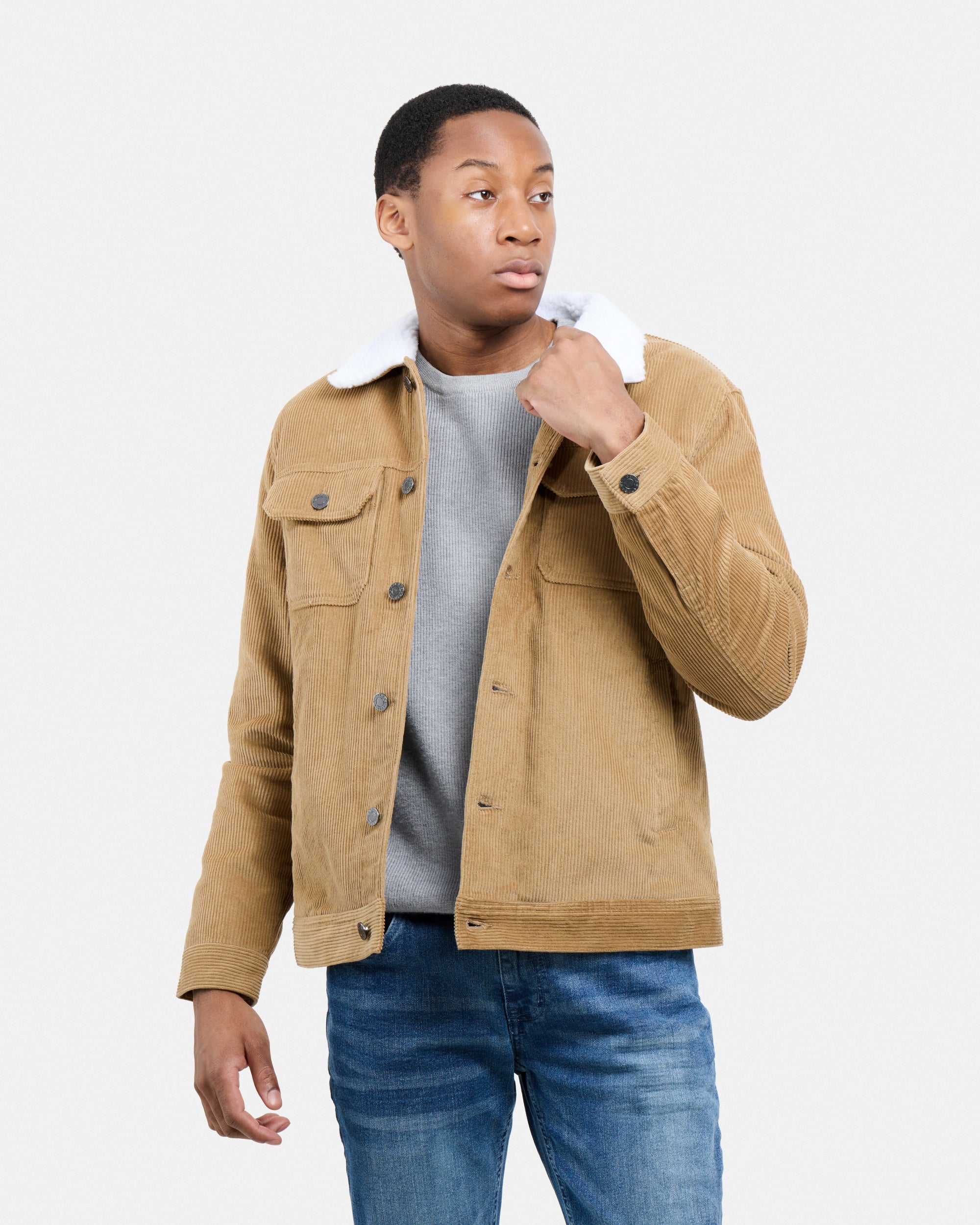 #XRJK5100558 Corduroy Trucker Jacket-thumbmail-22