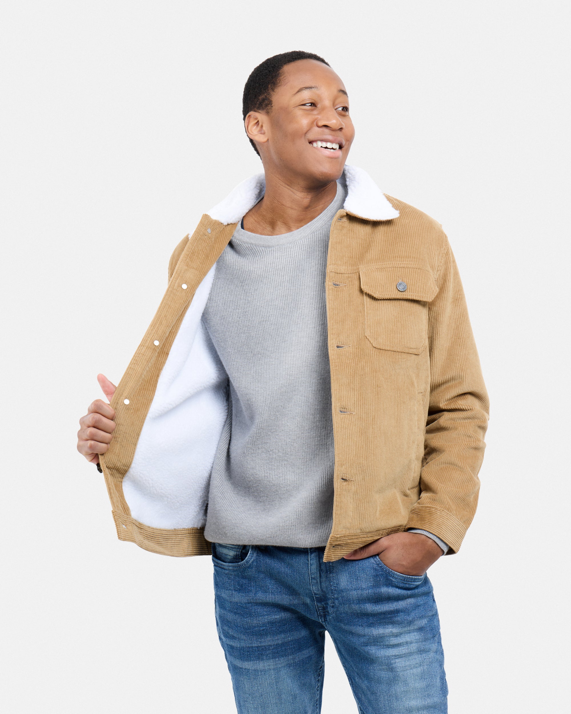 #XRJK5100558 Corduroy Trucker Jacket-thumbmail-24