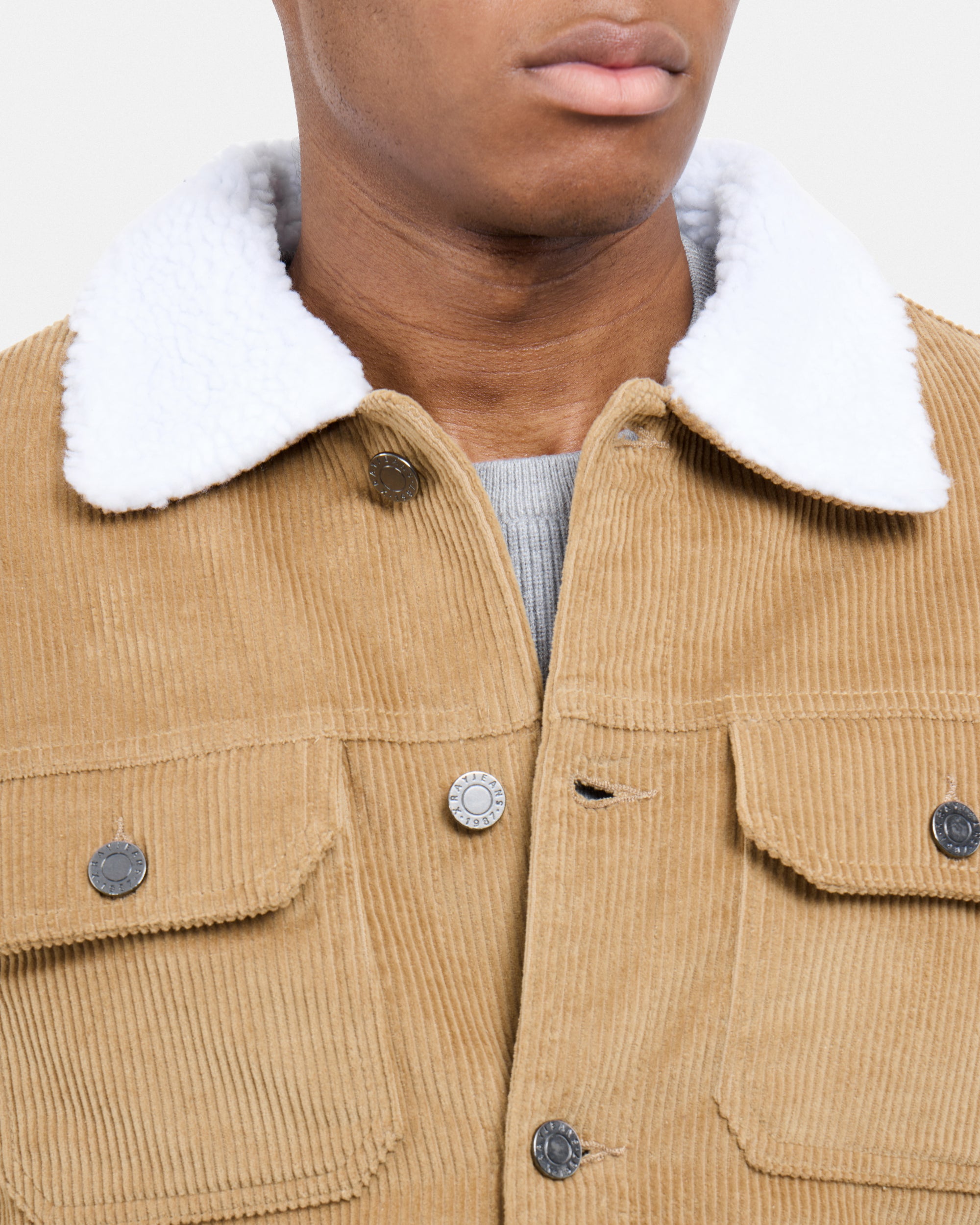 #XRJK5100558 Corduroy Trucker Jacket-thumbmail-25