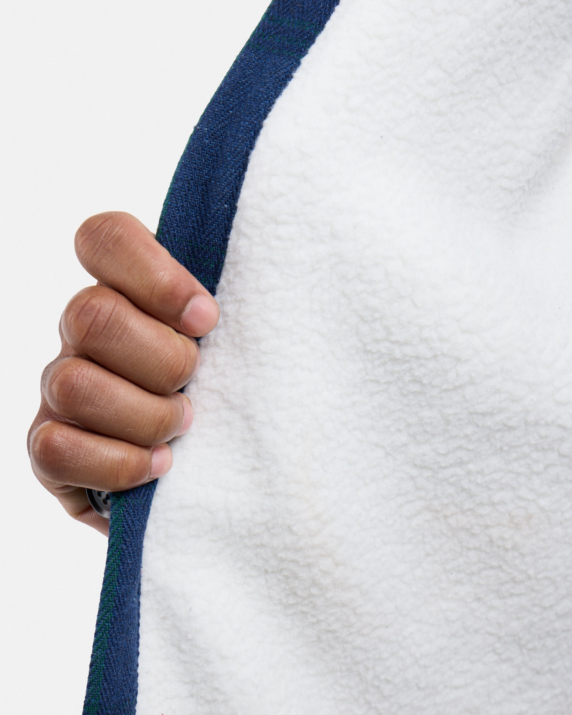 #XRJK5100572 Sherpa Lined Plaid Shirt Jacket-thumbmail-18