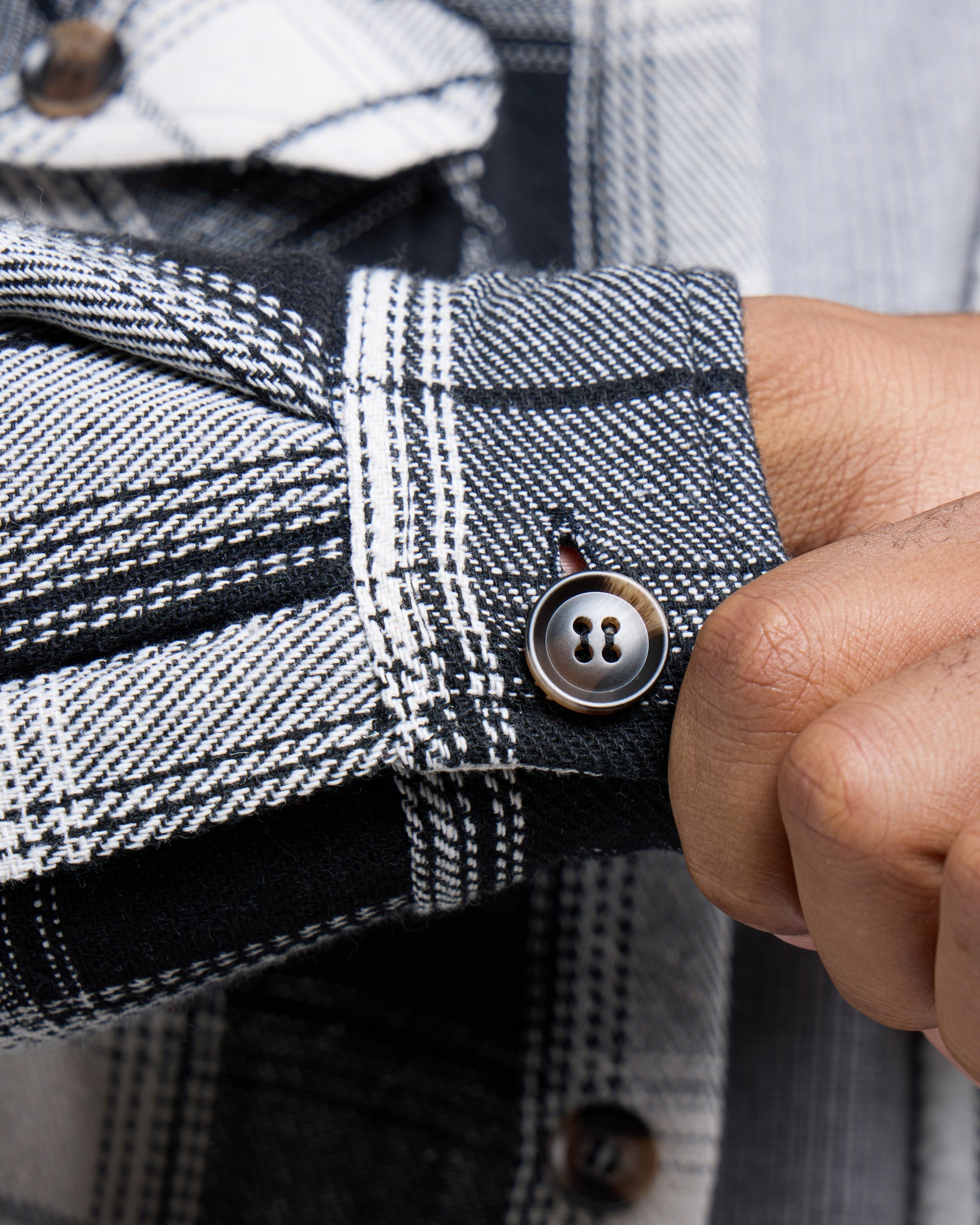 #XRJK5100572 Sherpa Lined Plaid Shirt Jacket-thumbmail-44