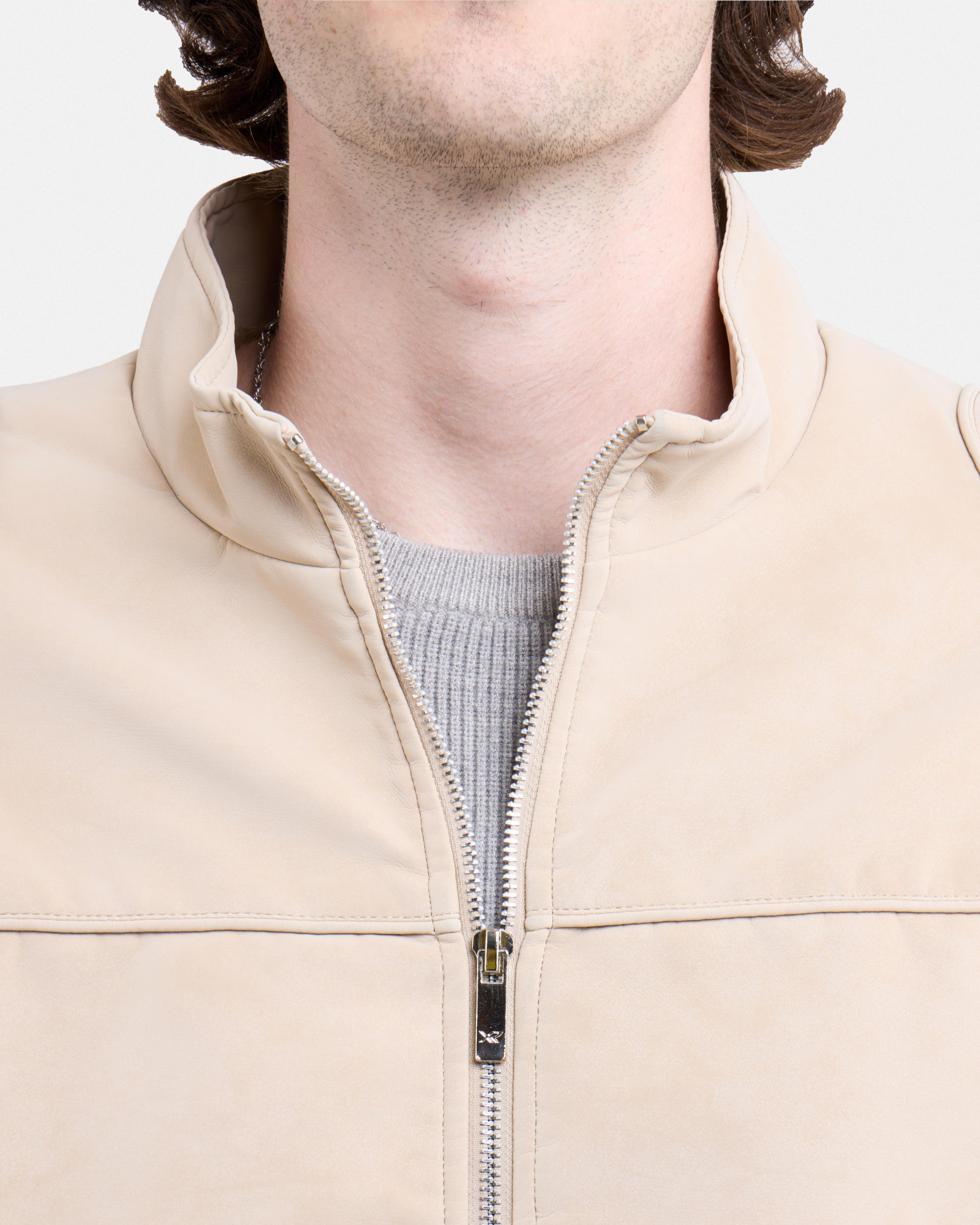 Men's Full-Zip Moto PU Jacket-thumbmail-6
