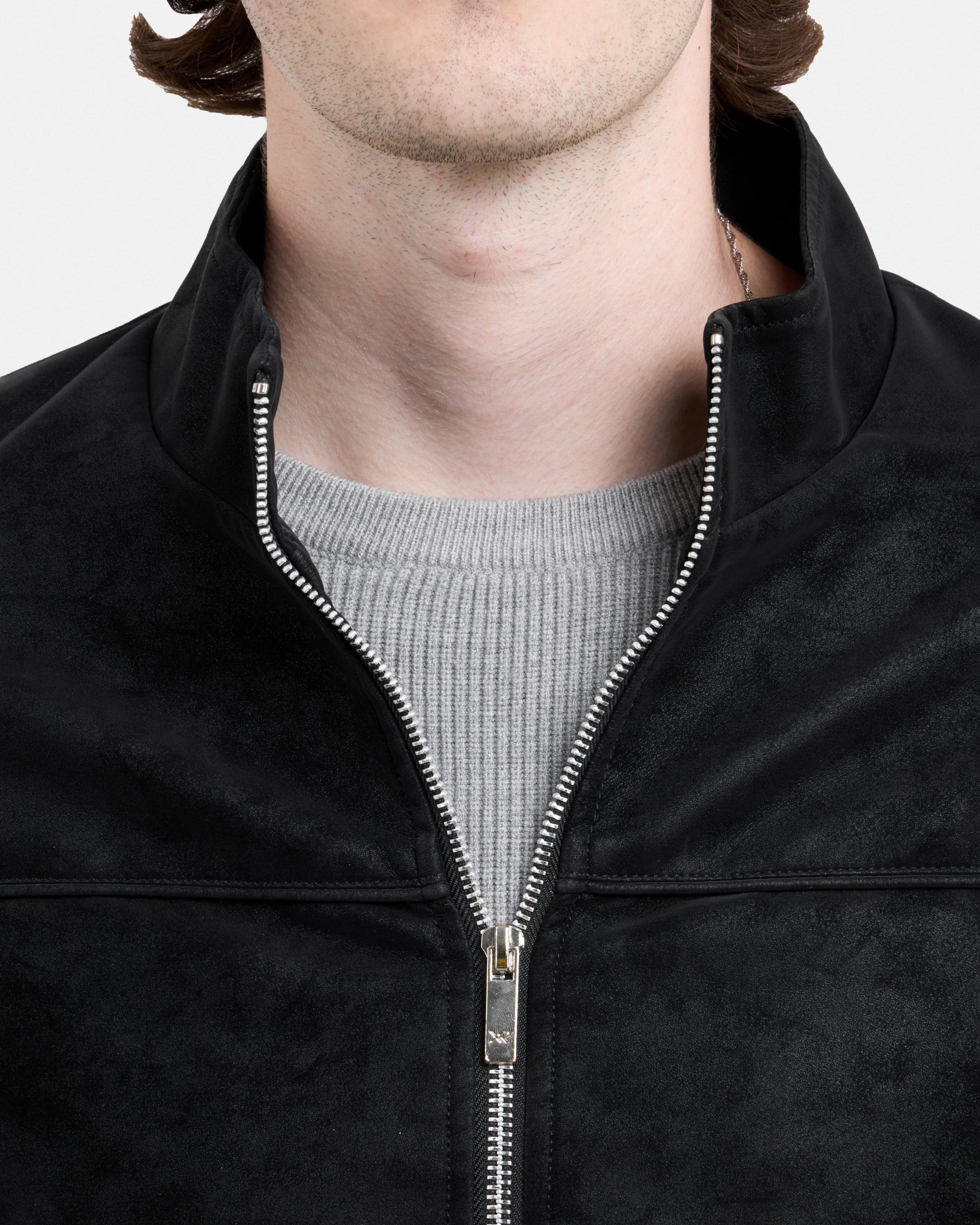 Men's Full-Zip Moto PU Jacket-thumbmail-15