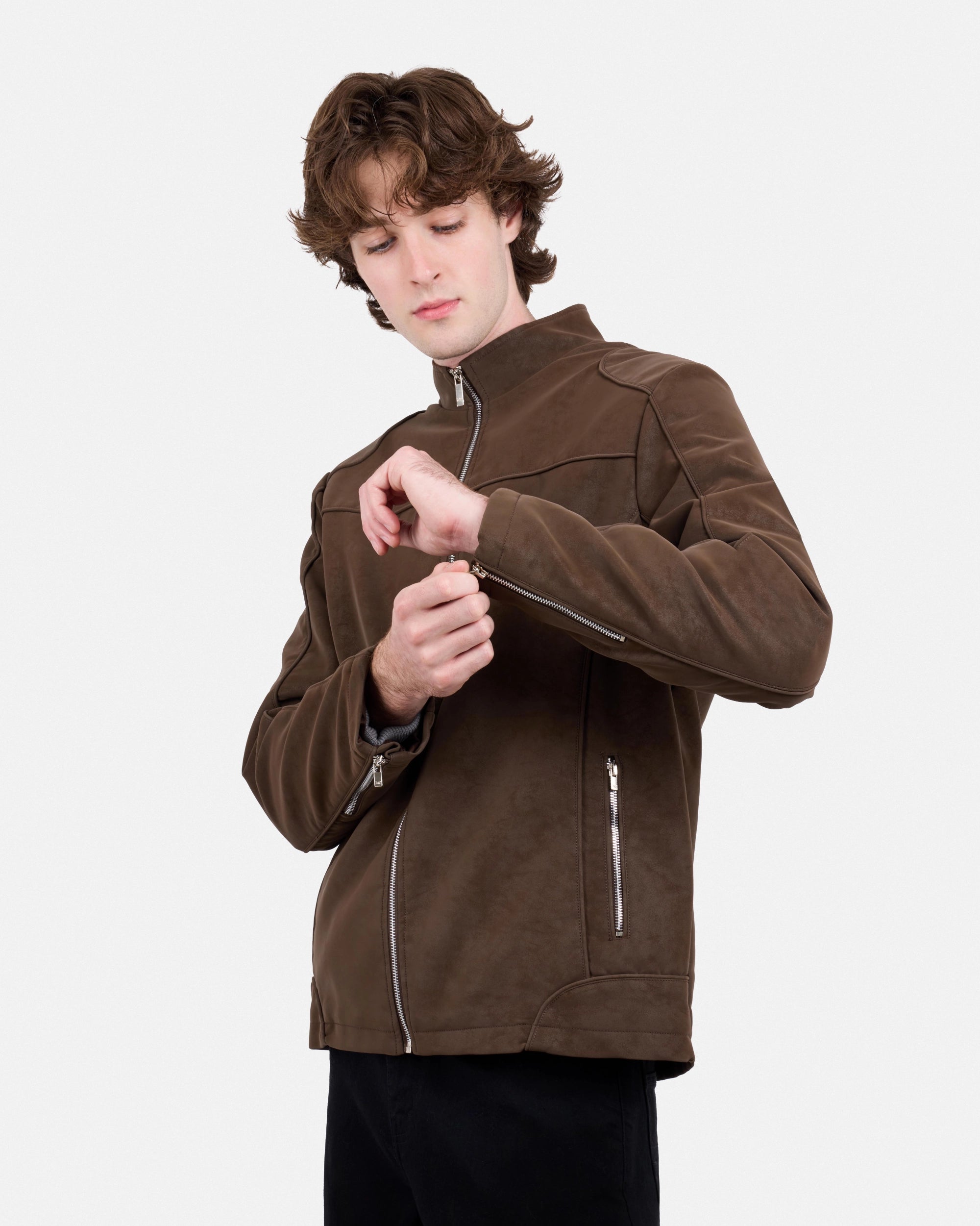 Men's Full-Zip Moto PU Jacket-thumbmail-21