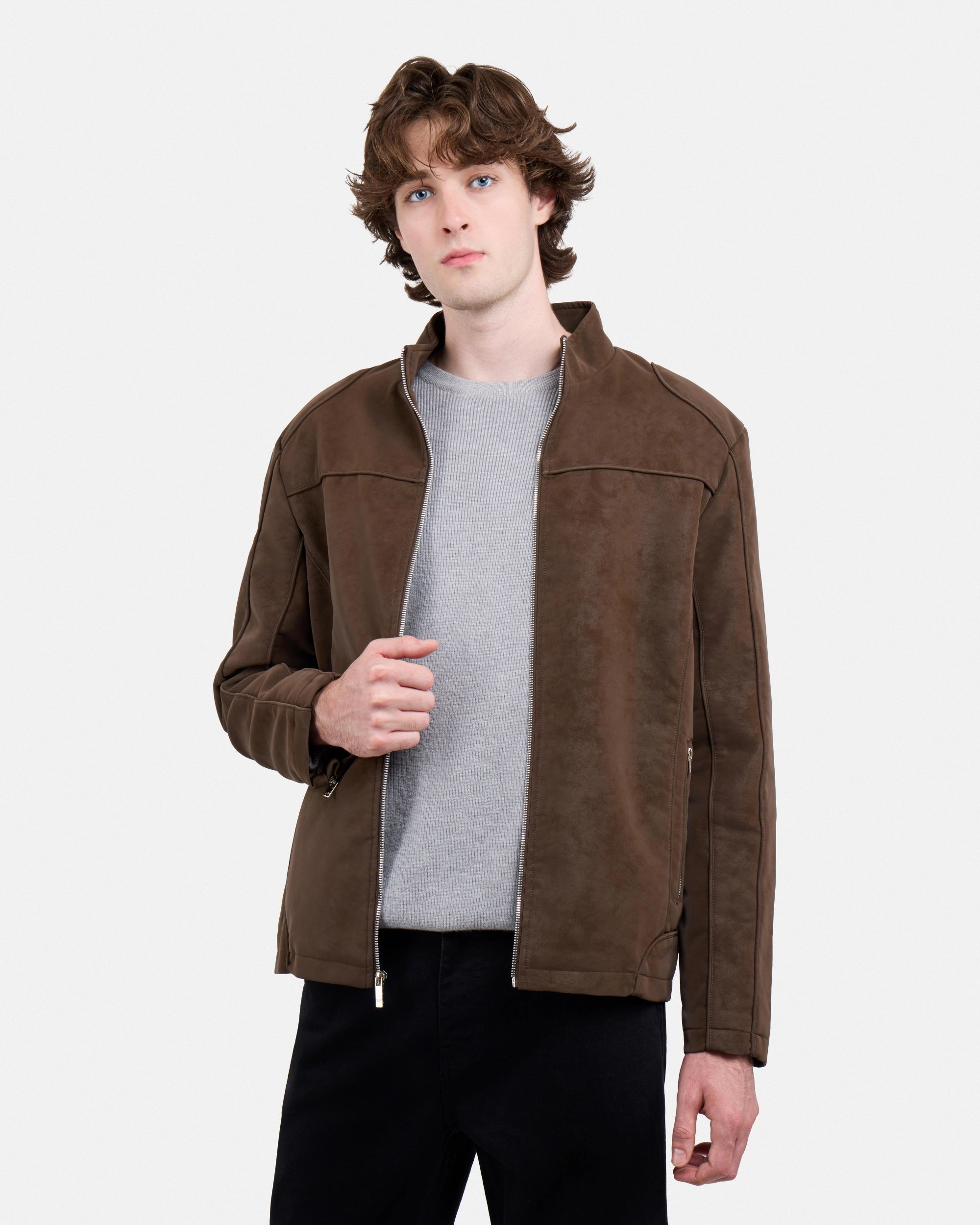 Men's Full-Zip Moto PU Jacket-thumbmail-19