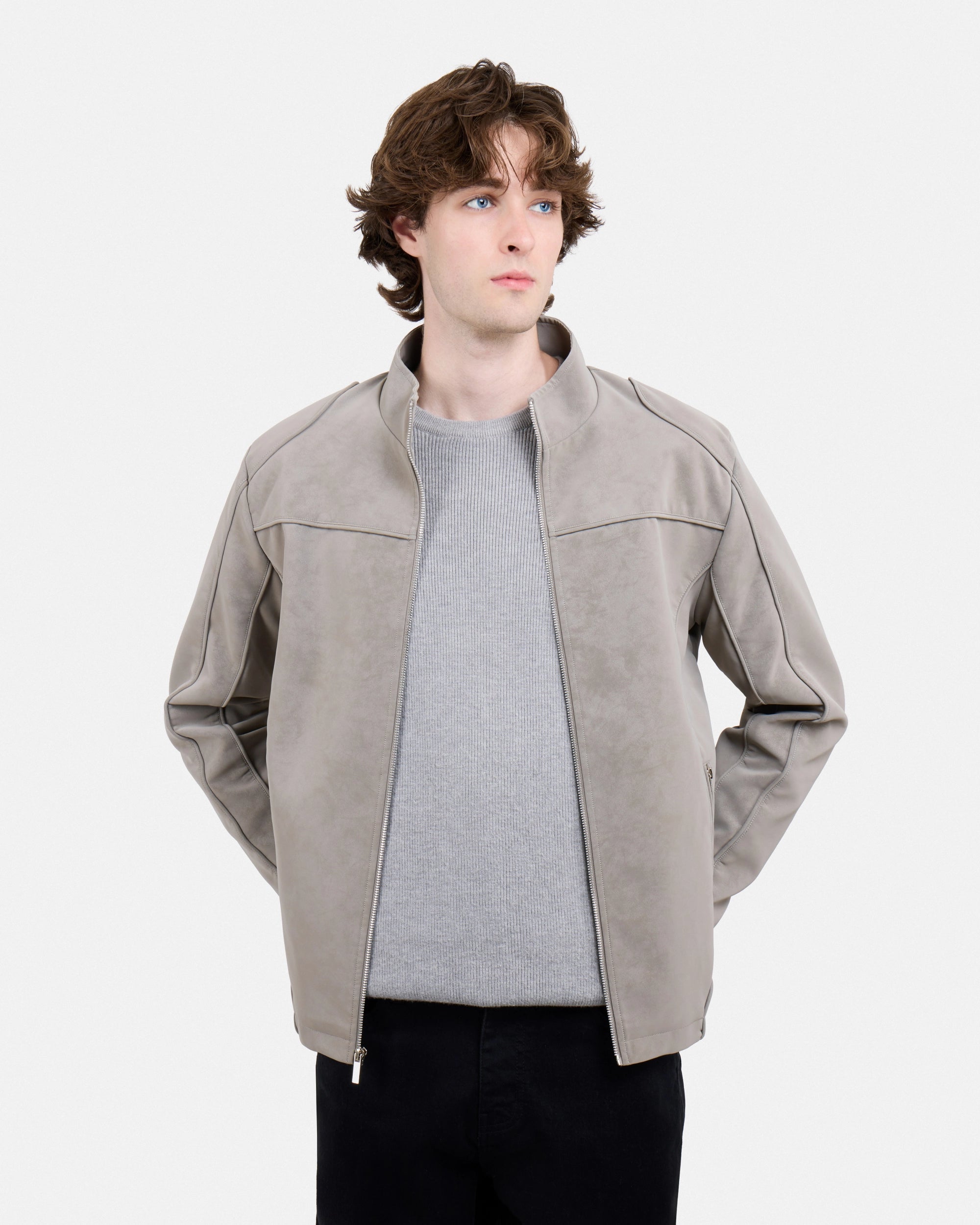 Men's Full-Zip Moto PU Jacket-thumbmail-38