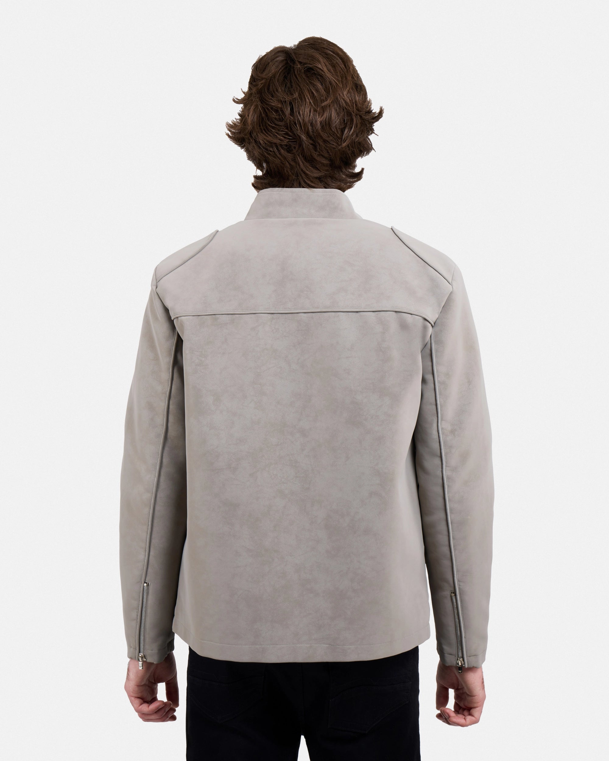 Men's Full-Zip Moto PU Jacket-thumbmail-39