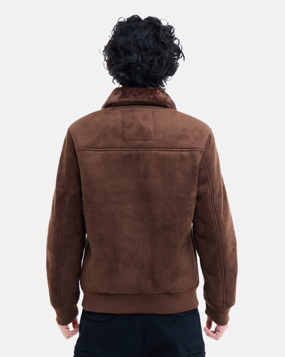 #XRJKM5101437 Suede Bomber Jacket-thumbmail-10