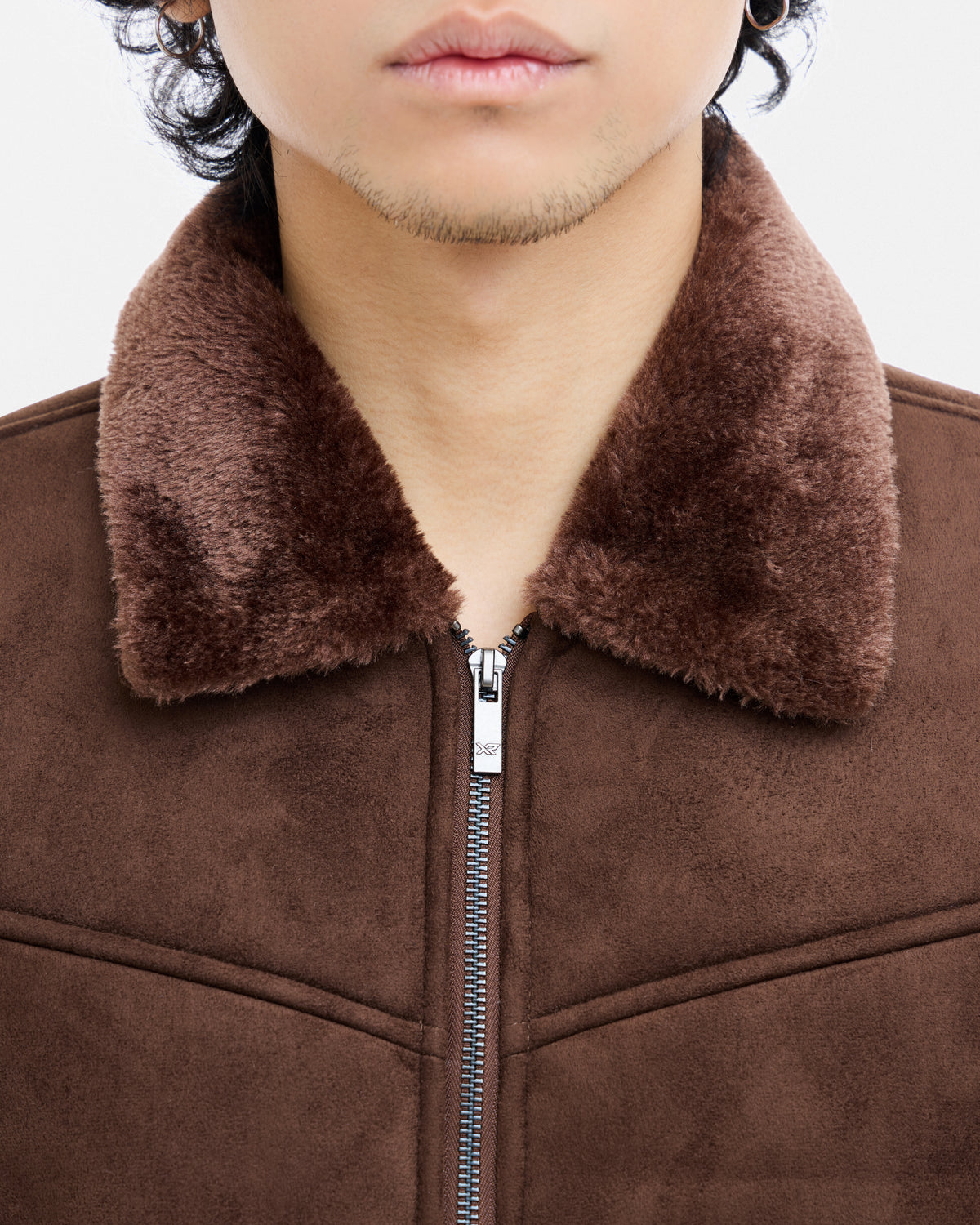 #XRJKM5101437 Suede Bomber Jacket-thumbmail-14