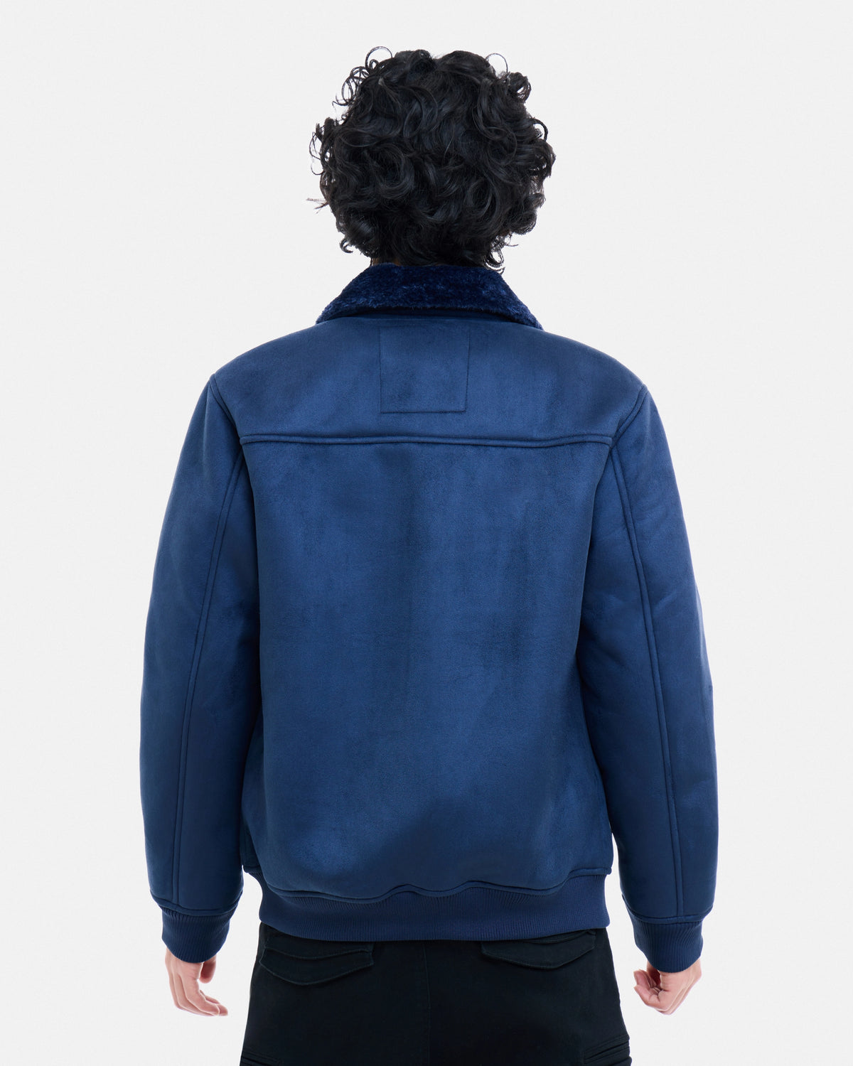 #XRJKM5101437 Suede Bomber Jacket-thumbmail-18