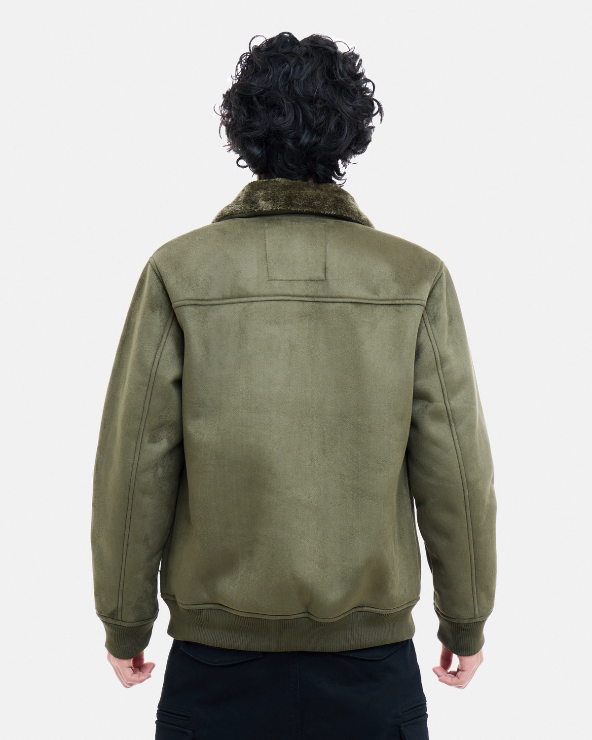 #XRJKM5101437 Suede Bomber Jacket-thumbmail-26