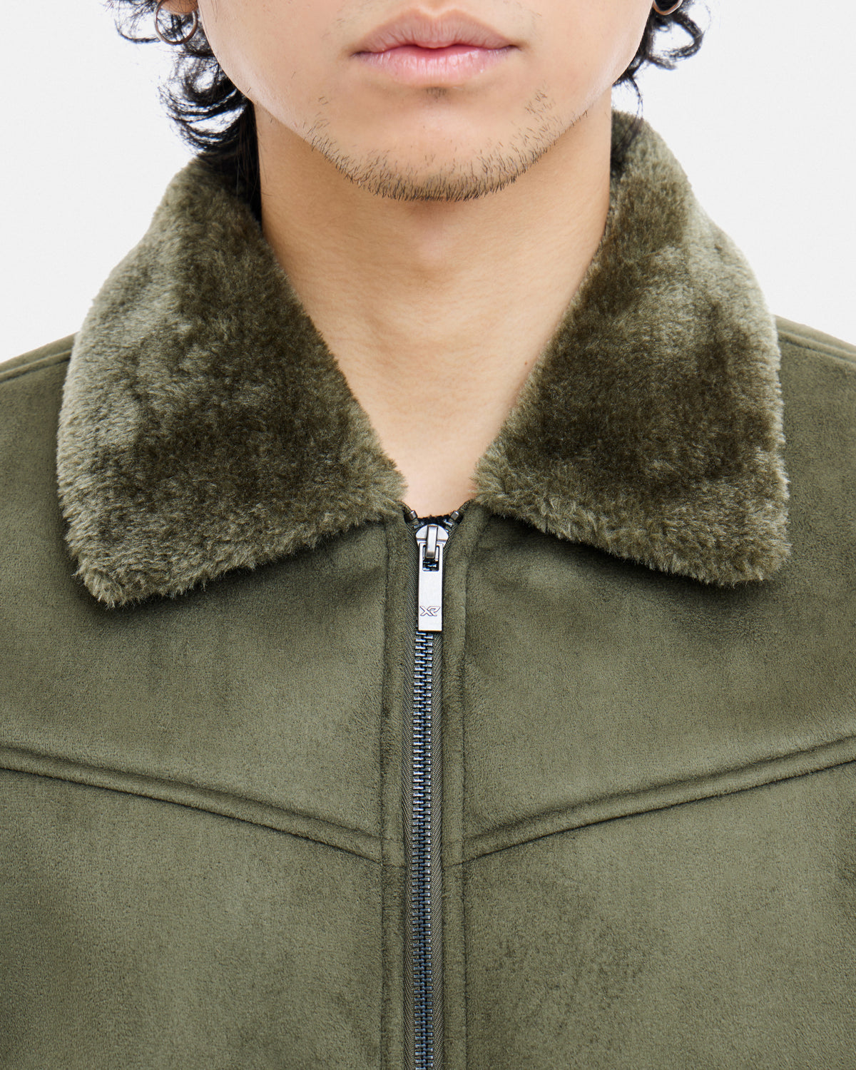 #XRJKM5101437 Suede Bomber Jacket-thumbmail-30