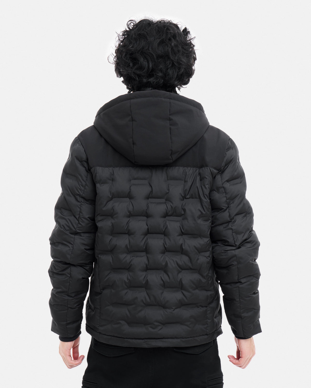 Men's Full-Zip Hooded Puffer Jacket