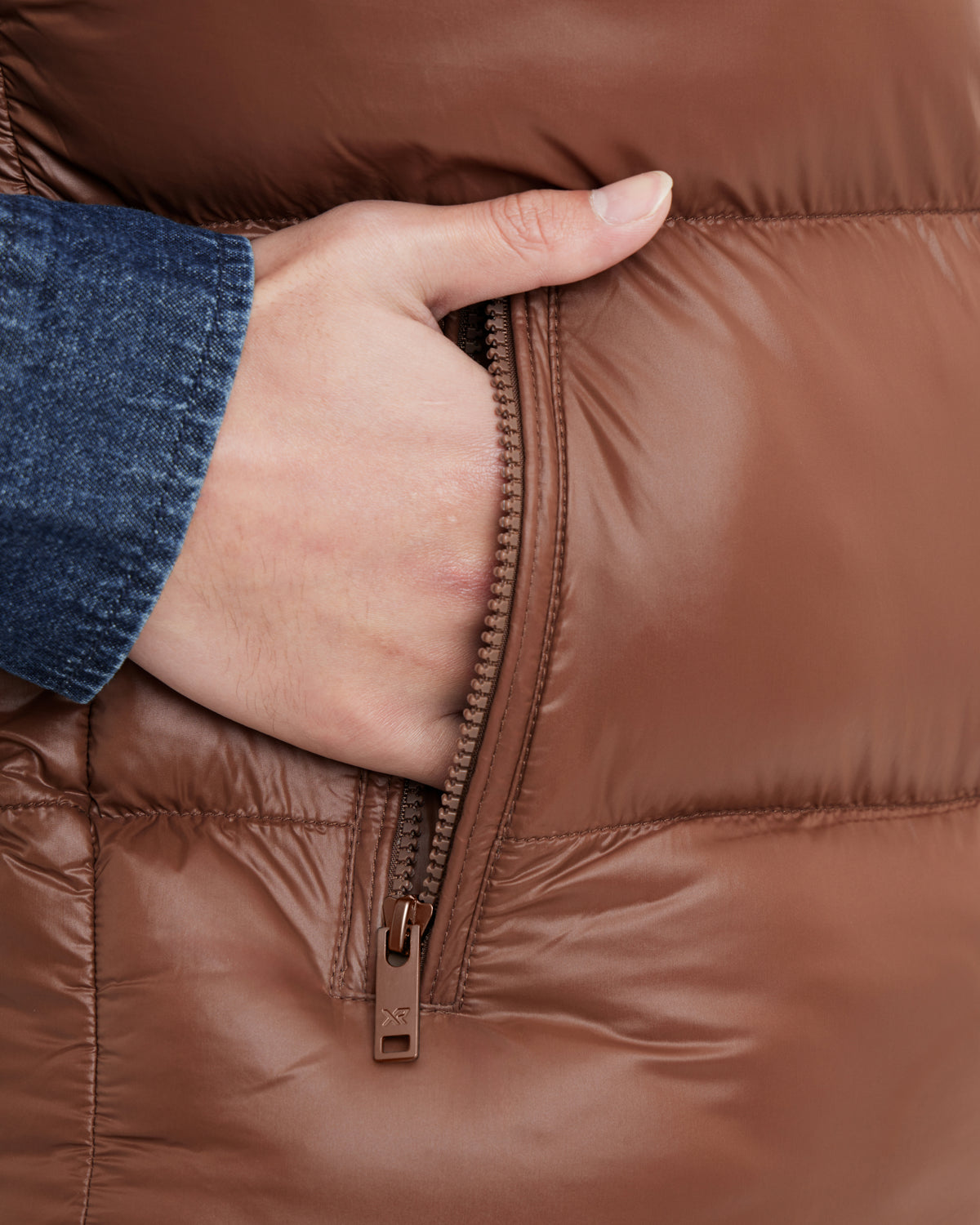 #XRJKM5102486 Quilted Puffer Vest With Chest Pocket-thumbmail-16