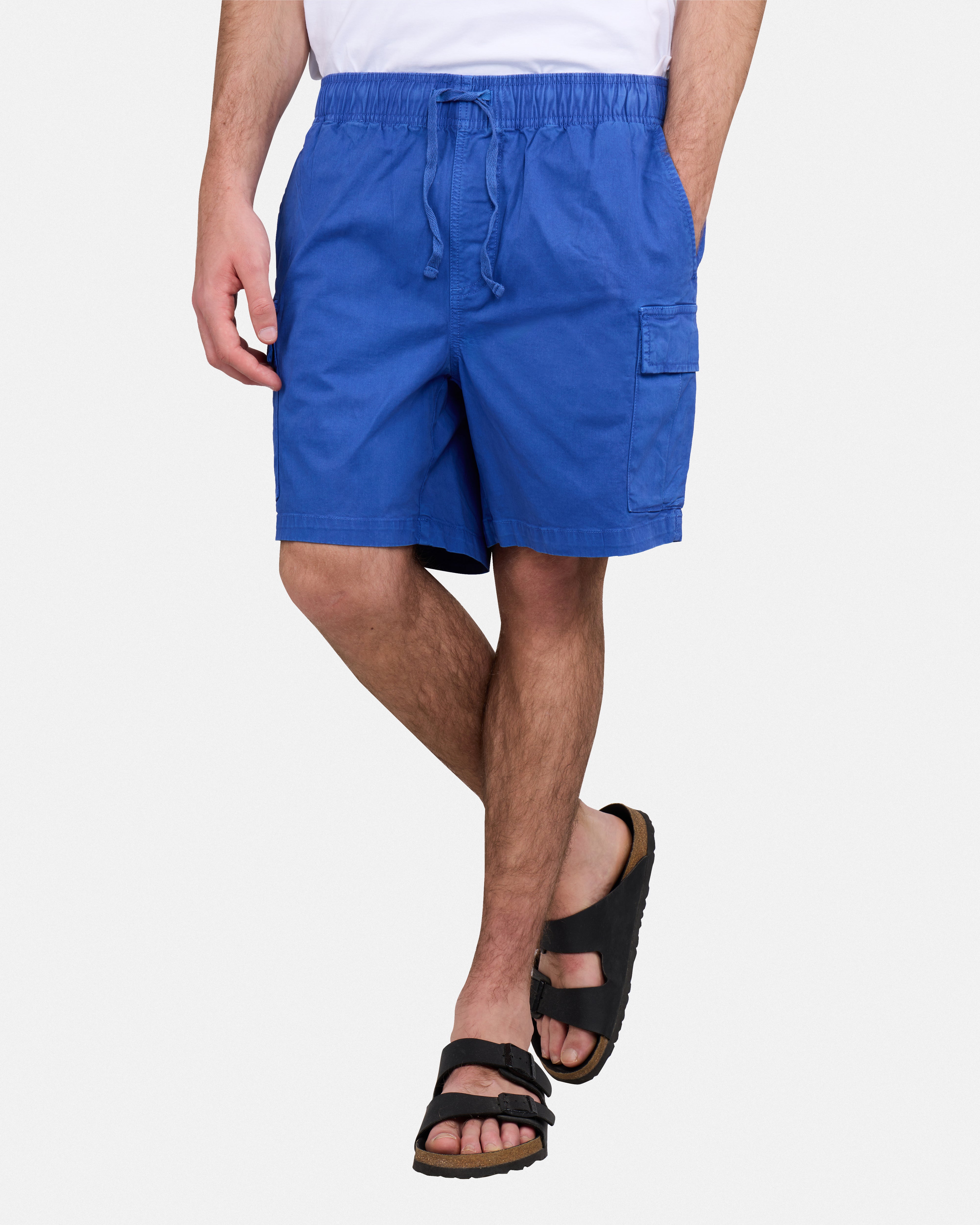 #XRSH100150 6" Elastic Waist Cargo Shorts