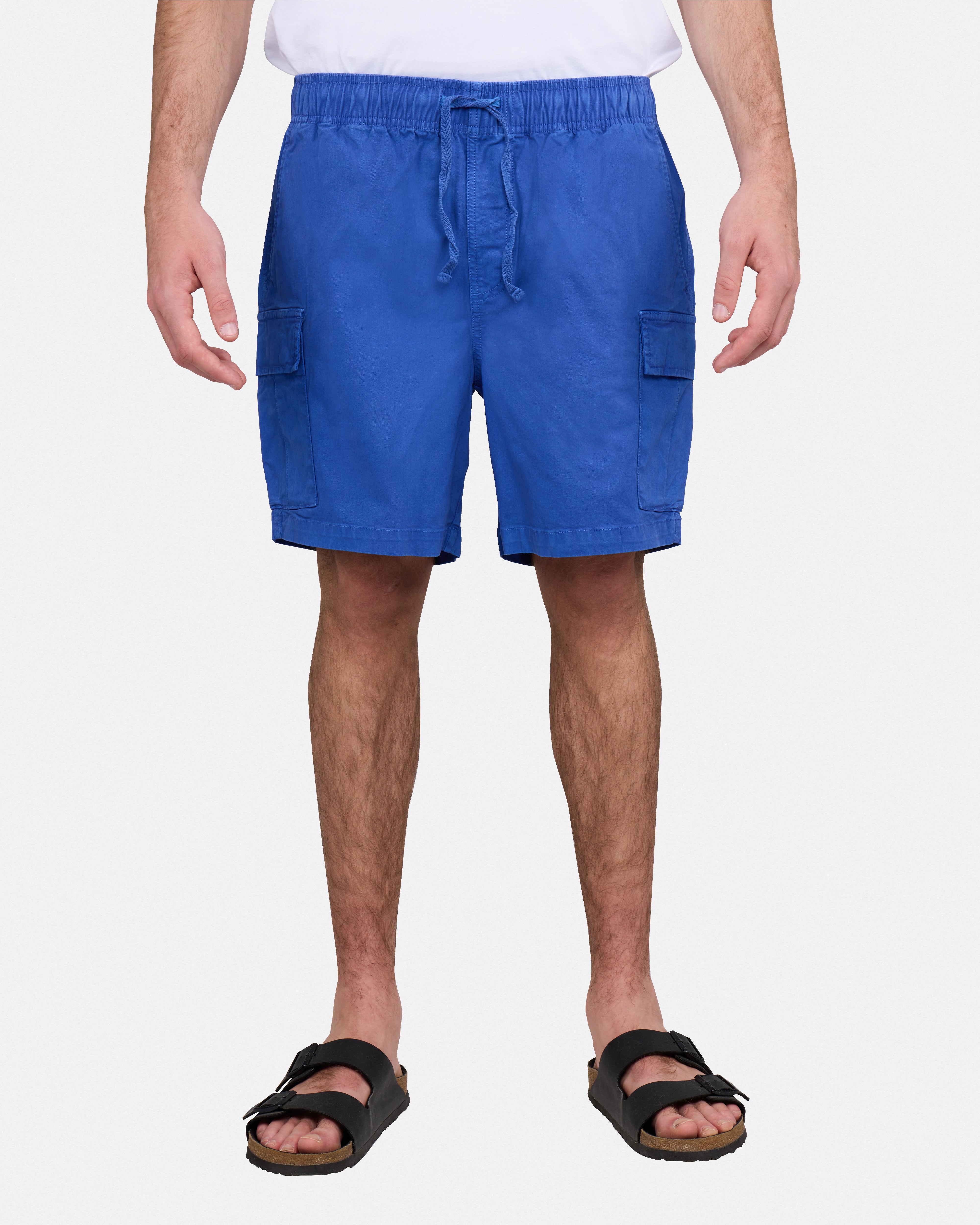#XRSH100150 6" Elastic Waist Cargo Shorts