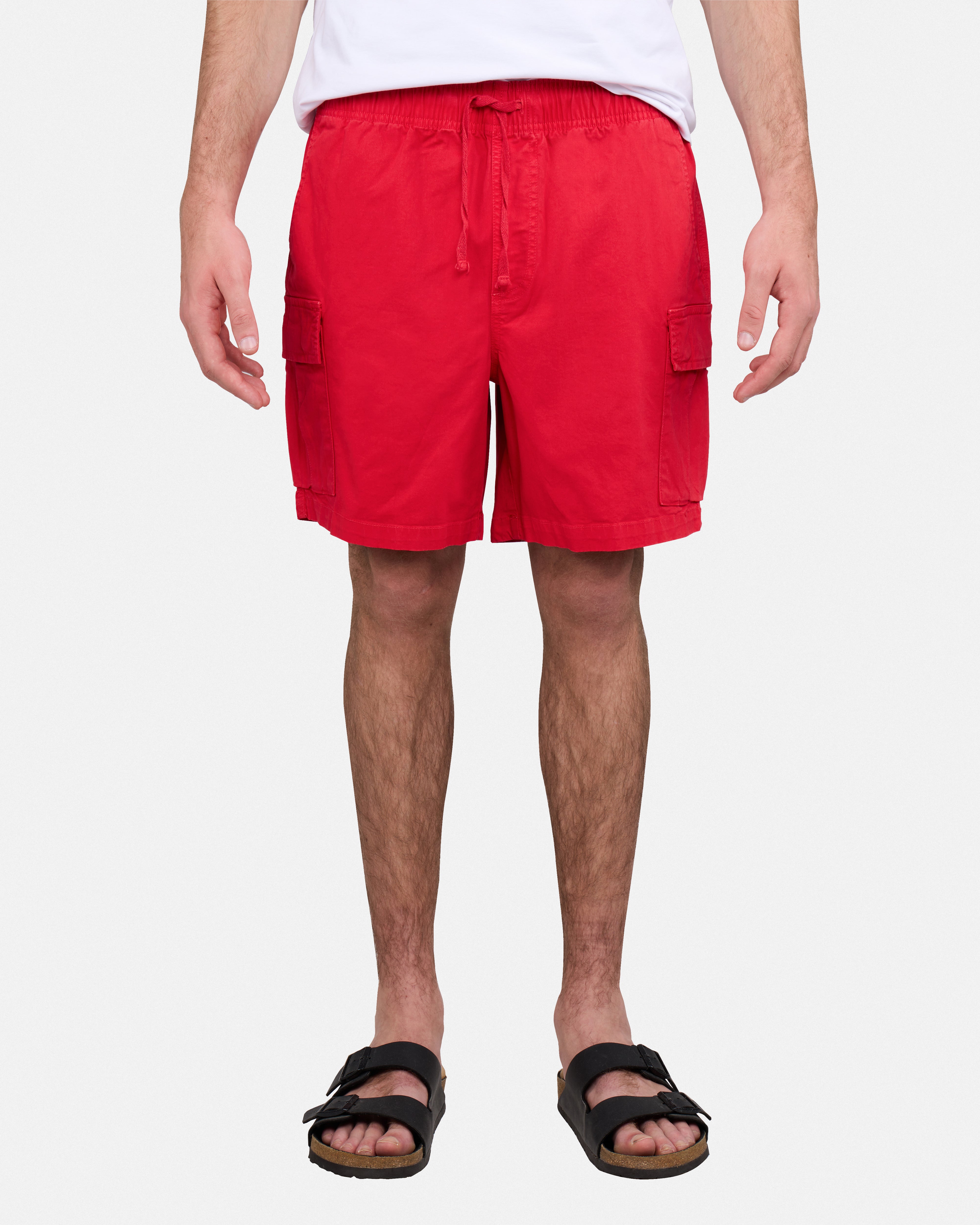 #XRSH100150 6" Elastic Waist Cargo Shorts