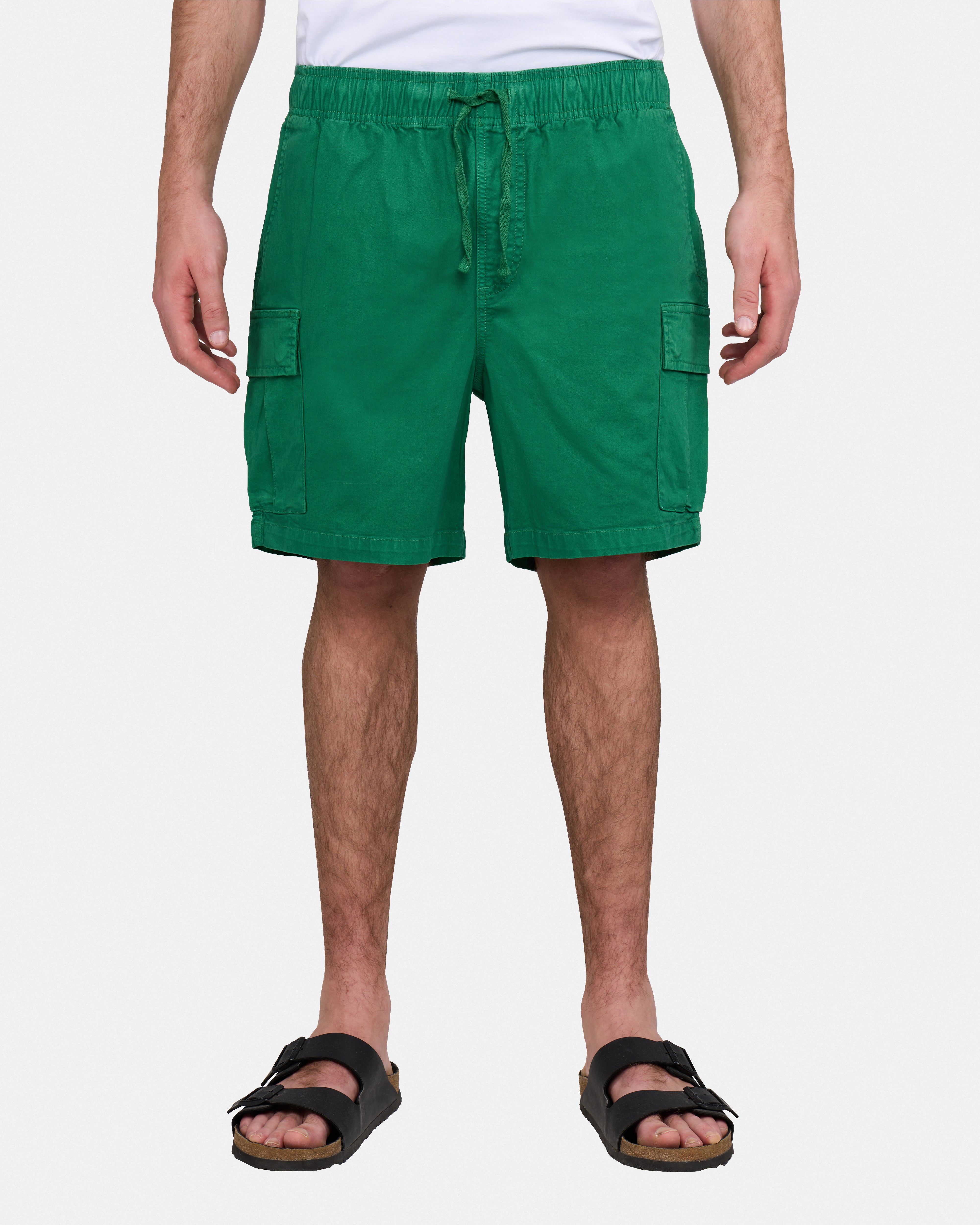 #XRSH100150 6" Elastic Waist Cargo Shorts