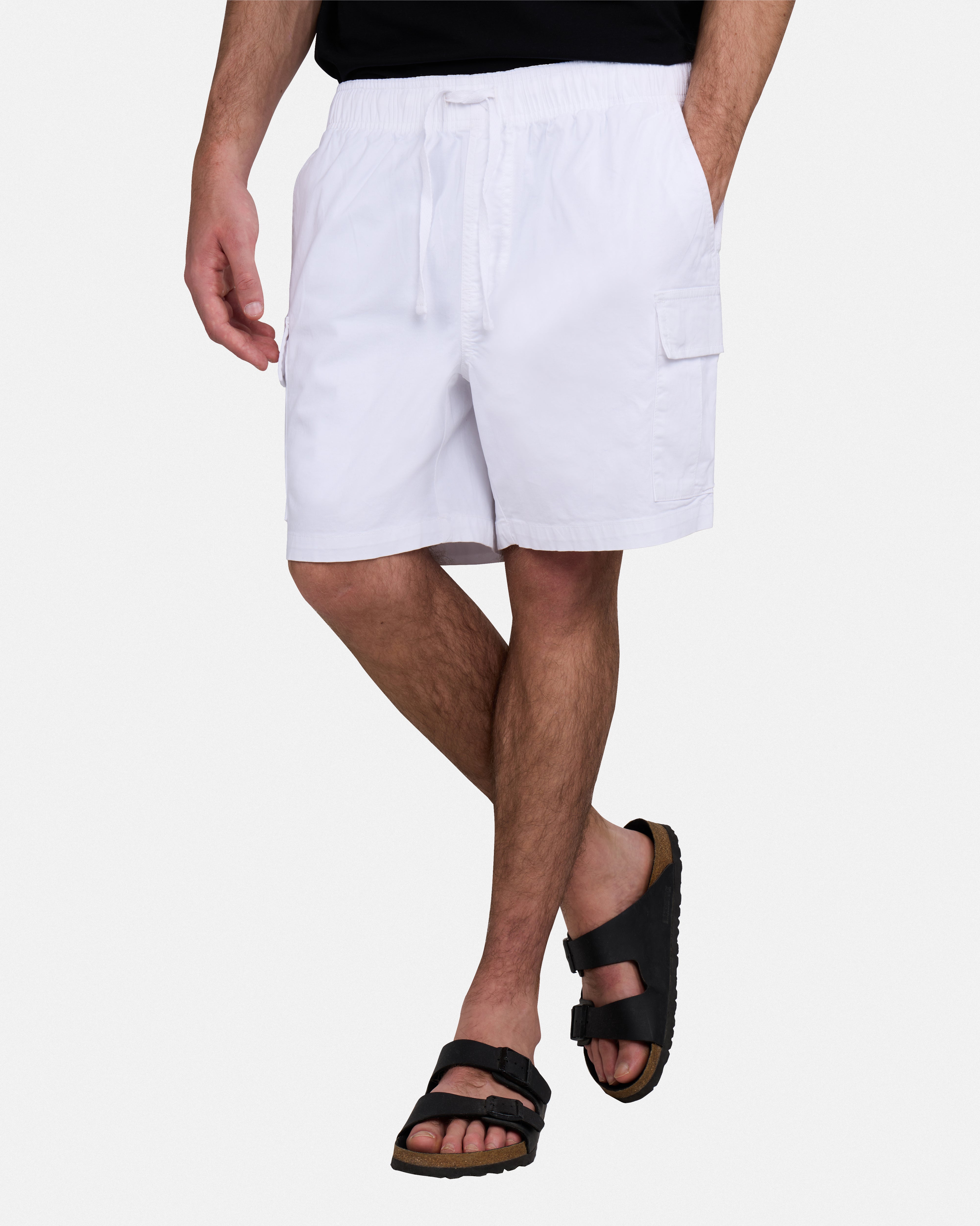 #XRSH100150 6" Elastic Waist Cargo Shorts