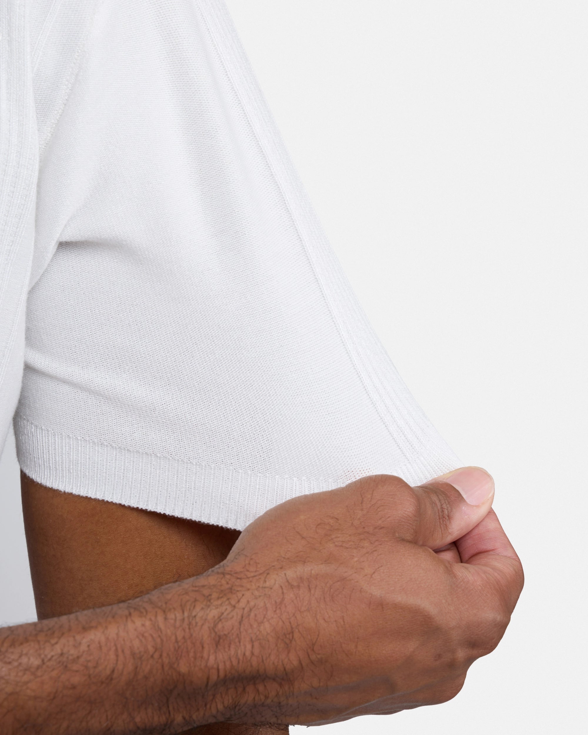 #XRSW3100611 Raised Stripes Short Sleeve Crew Sweater-thumbmail-31