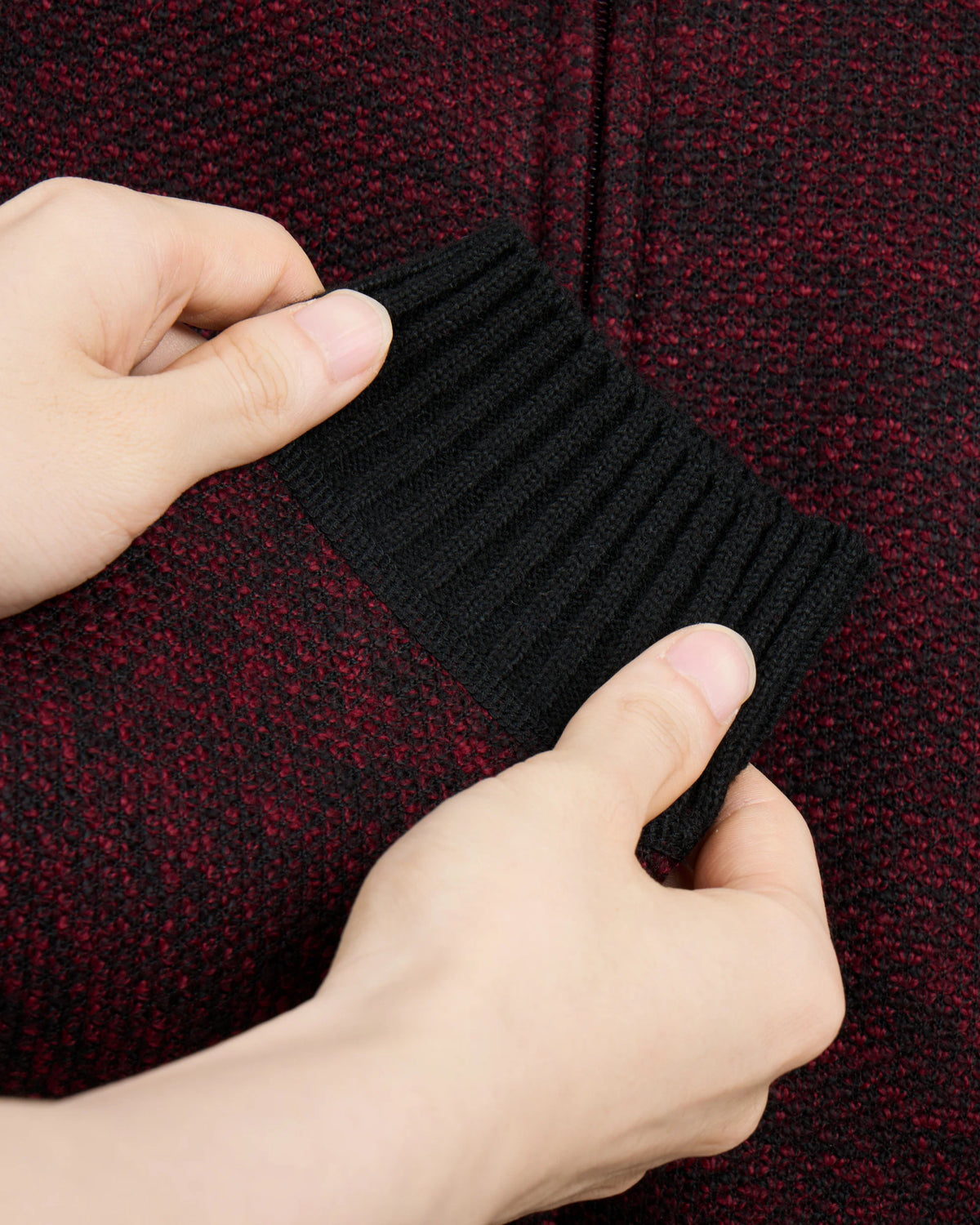 #XRSWB3101596 Boy's Fleece Lined Full Zipper Knitted Hoodie Sweater-thumbmail-11