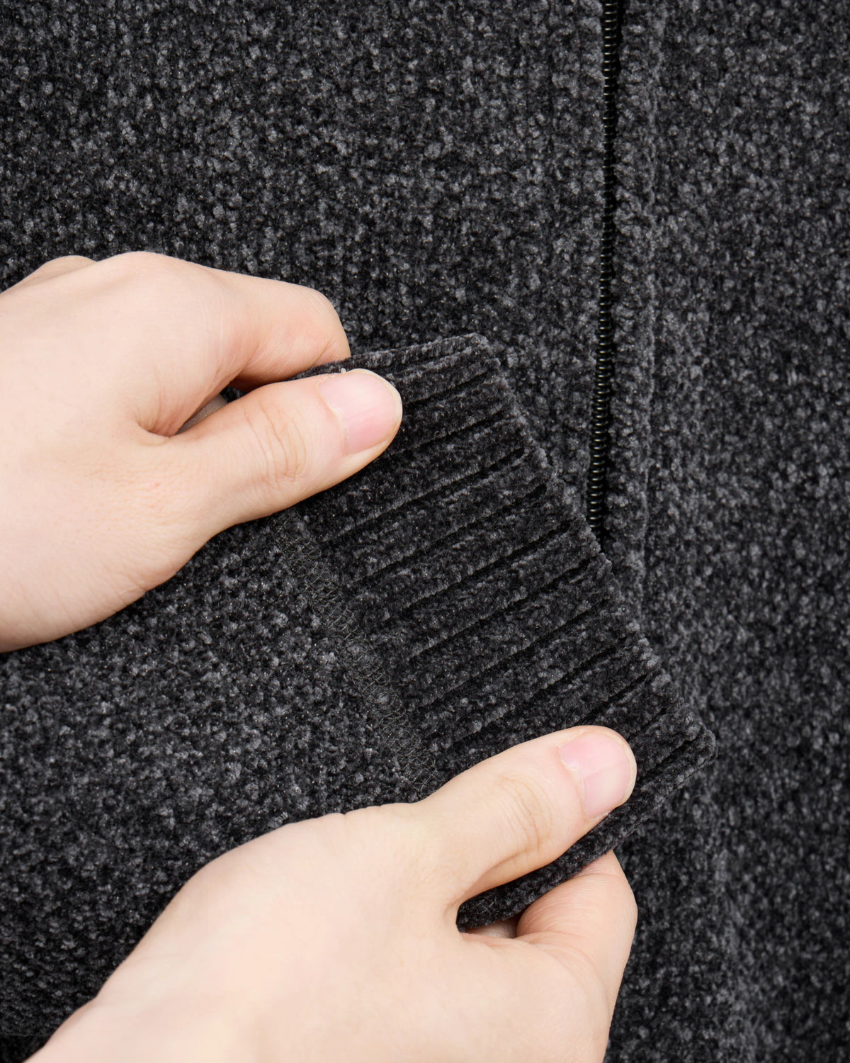#XRSWB3101597 Boy's Fleece Lined Full Zip Chenille Knitted Hoodie Sweater-thumbmail-29
