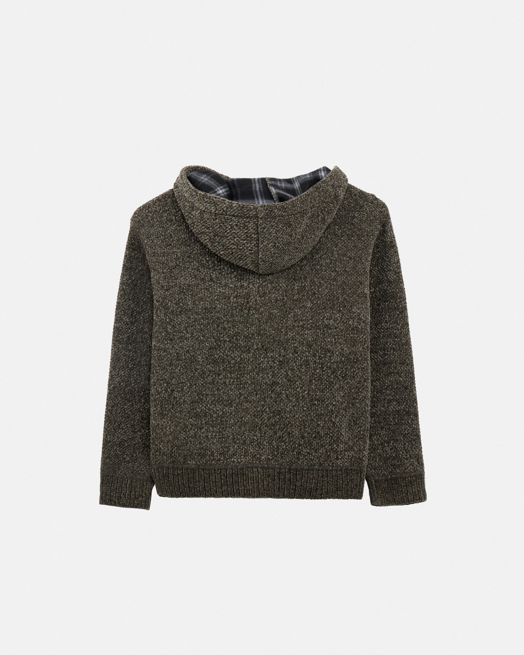 #XRSWB3101597 Boy's Fleece Lined Full Zip Chenille Knitted Hoodie Sweater-thumbmail-38