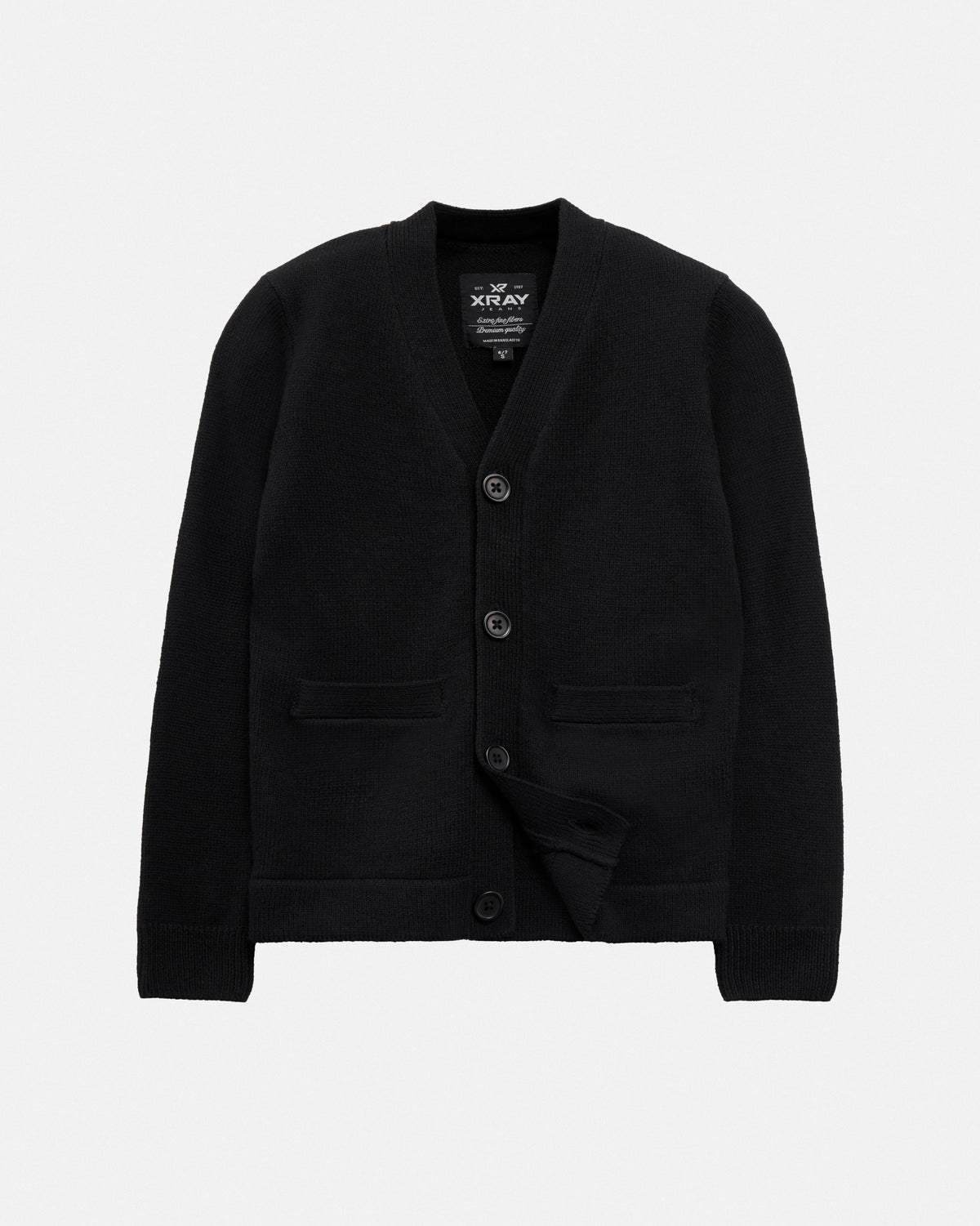 #XRSWB3101704 Boy's Uniform Cardigan Sweater-thumbmail-1