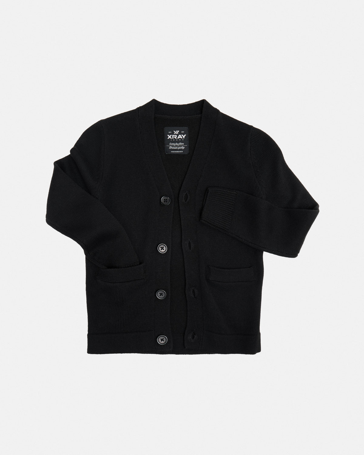 #XRSWB3101704 Boy's Uniform Cardigan Sweater-thumbmail-3
