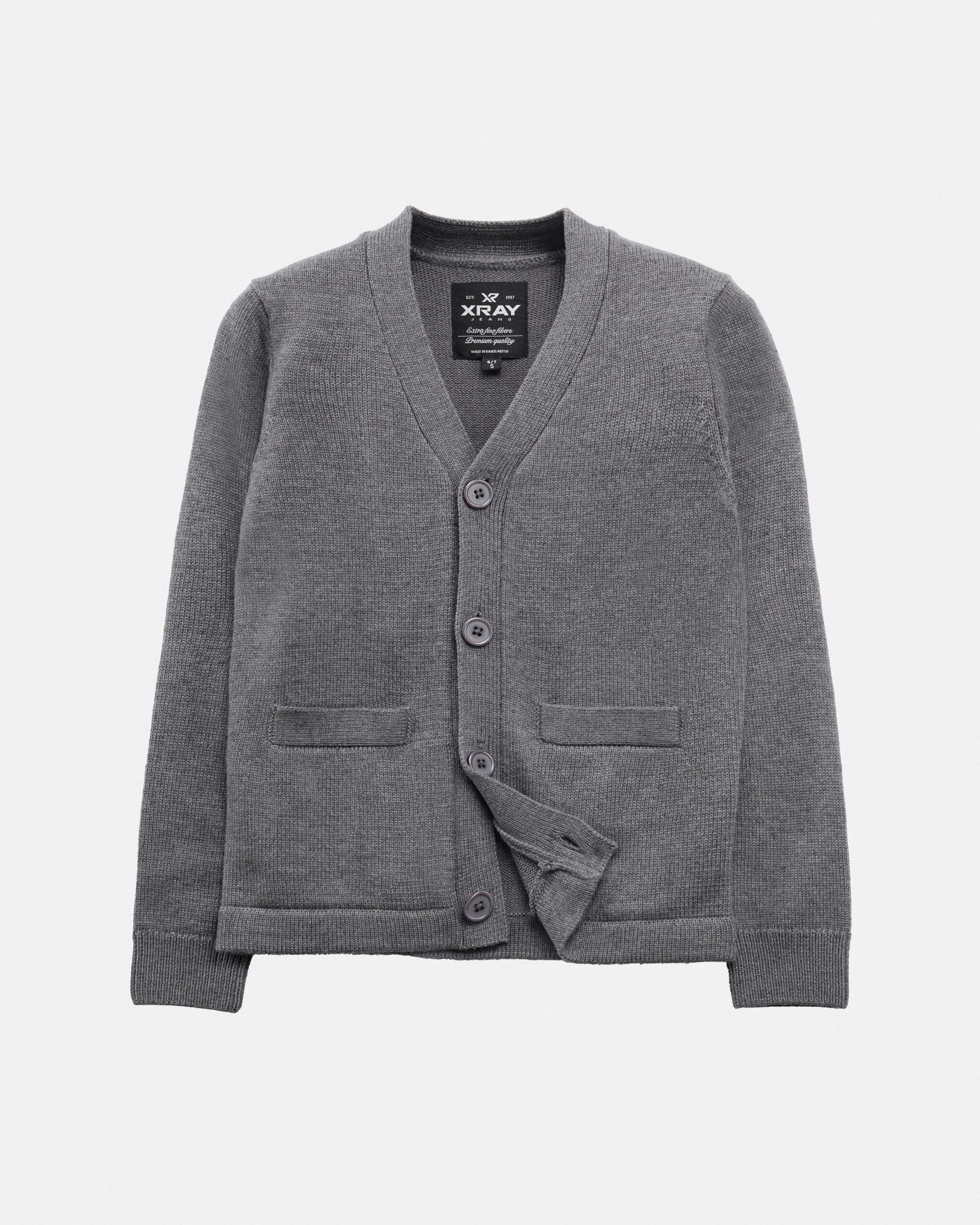 #XRSWB3101704 Boy's Uniform Cardigan Sweater-thumbmail-13