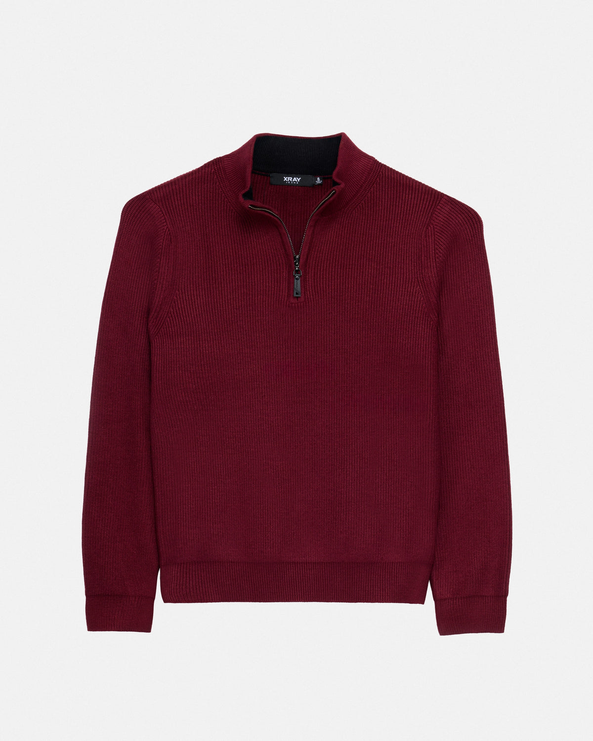 #XRSWB3102059 Boy's Quater Zip Mock Neck Sweater-thumbmail-7
