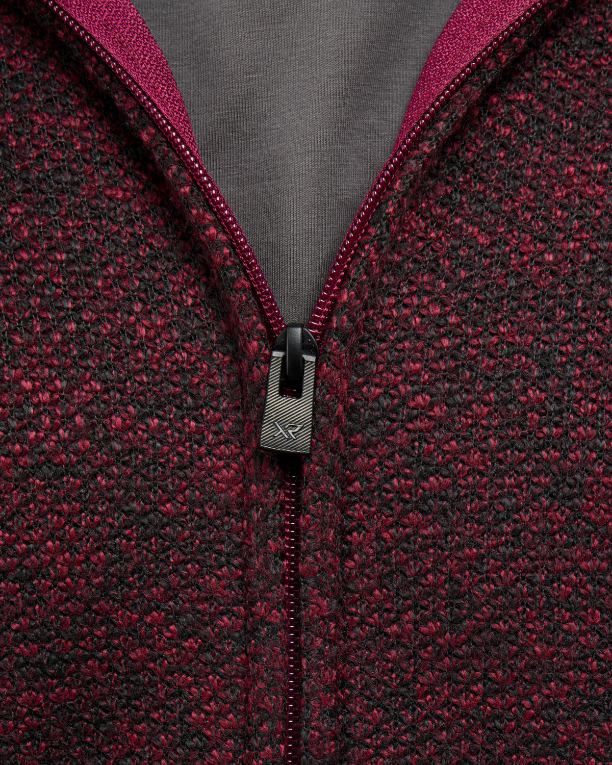 #XRSWM-34081 Fleece Lined Full Zip Knitted Hoodie Sweater-thumbmail-24