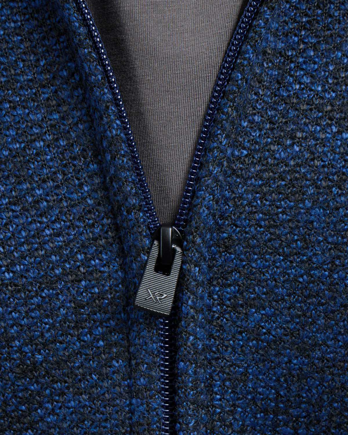 #XRSWM-34081 Fleece Lined Full Zip Knitted Hoodie Sweater-thumbmail-30