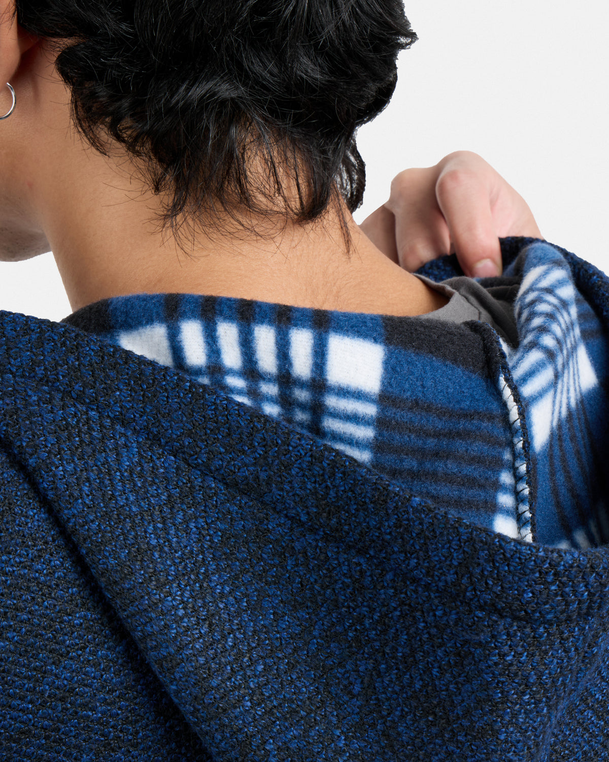#XRSWM-34081 Fleece Lined Full Zip Knitted Hoodie Sweater-thumbmail-32