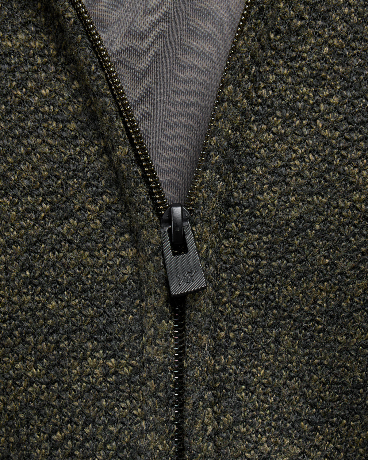 #XRSWM-34081 Fleece Lined Full Zip Knitted Hoodie Sweater-thumbmail-38