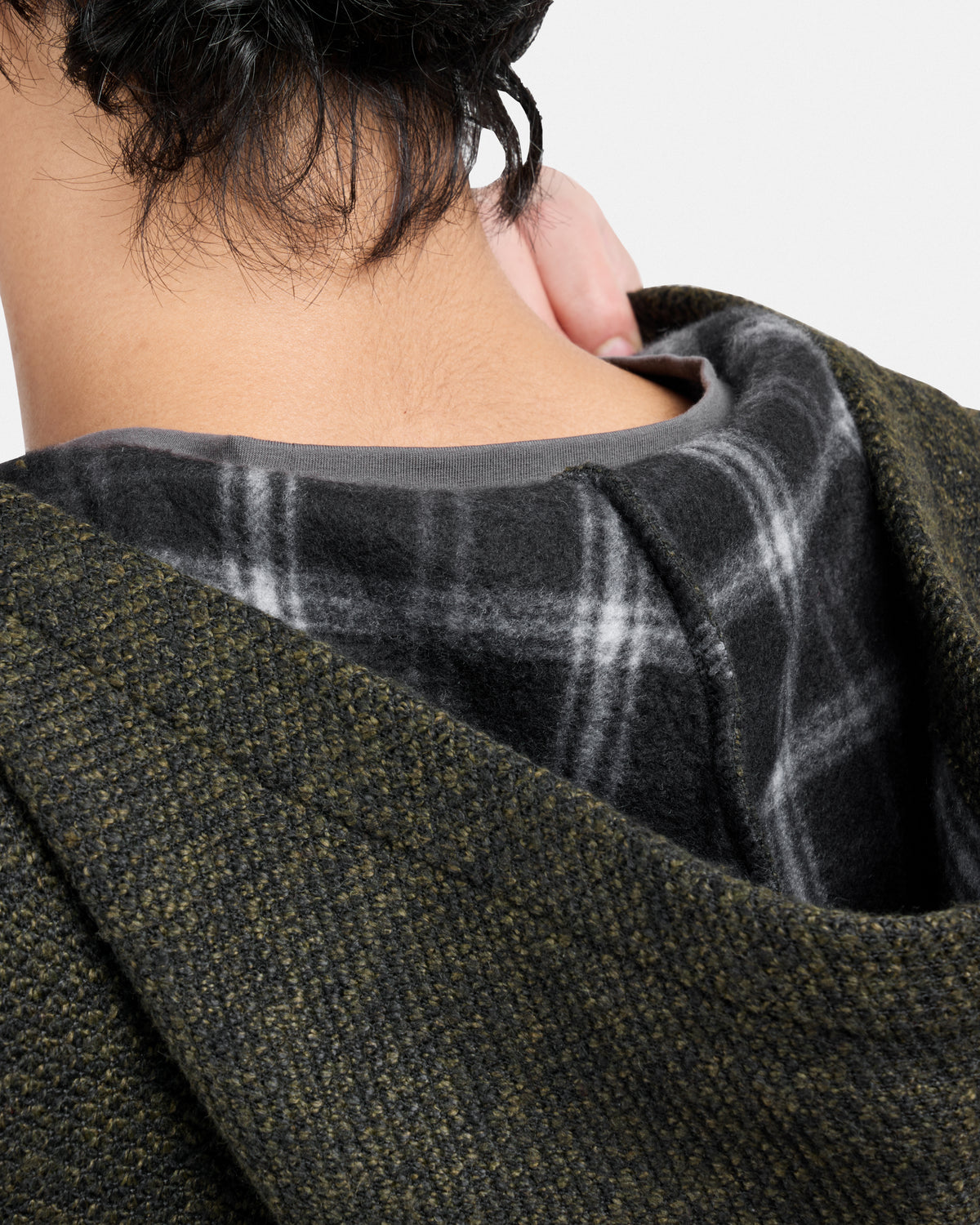#XRSWM-34081 Fleece Lined Full Zip Knitted Hoodie Sweater-thumbmail-40