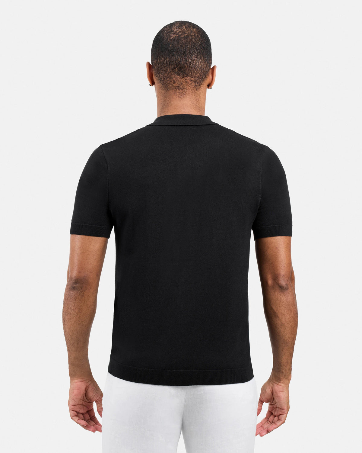 #XRSWM3101630 Textured Button Down Sweater Polo Shirt-thumbmail-2