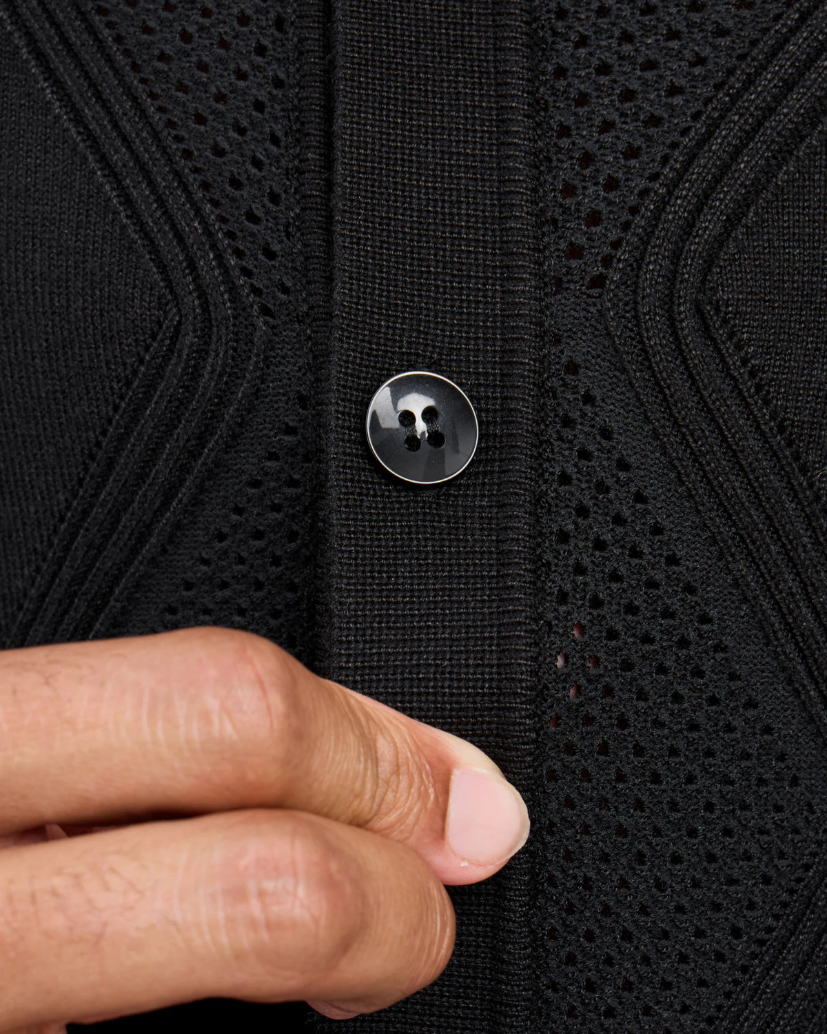#XRSWM3101630 Textured Button Down Sweater Polo Shirt-thumbmail-7