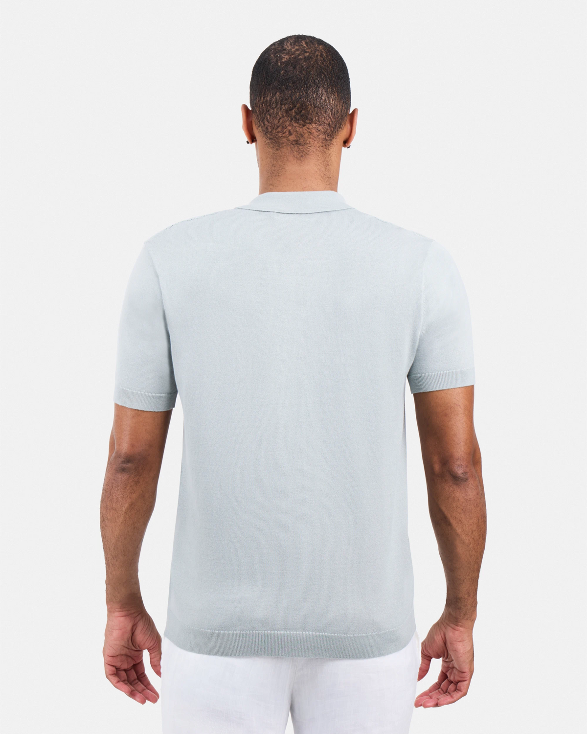 #XRSWM3101630 Textured Button Down Sweater Polo Shirt-thumbmail-10