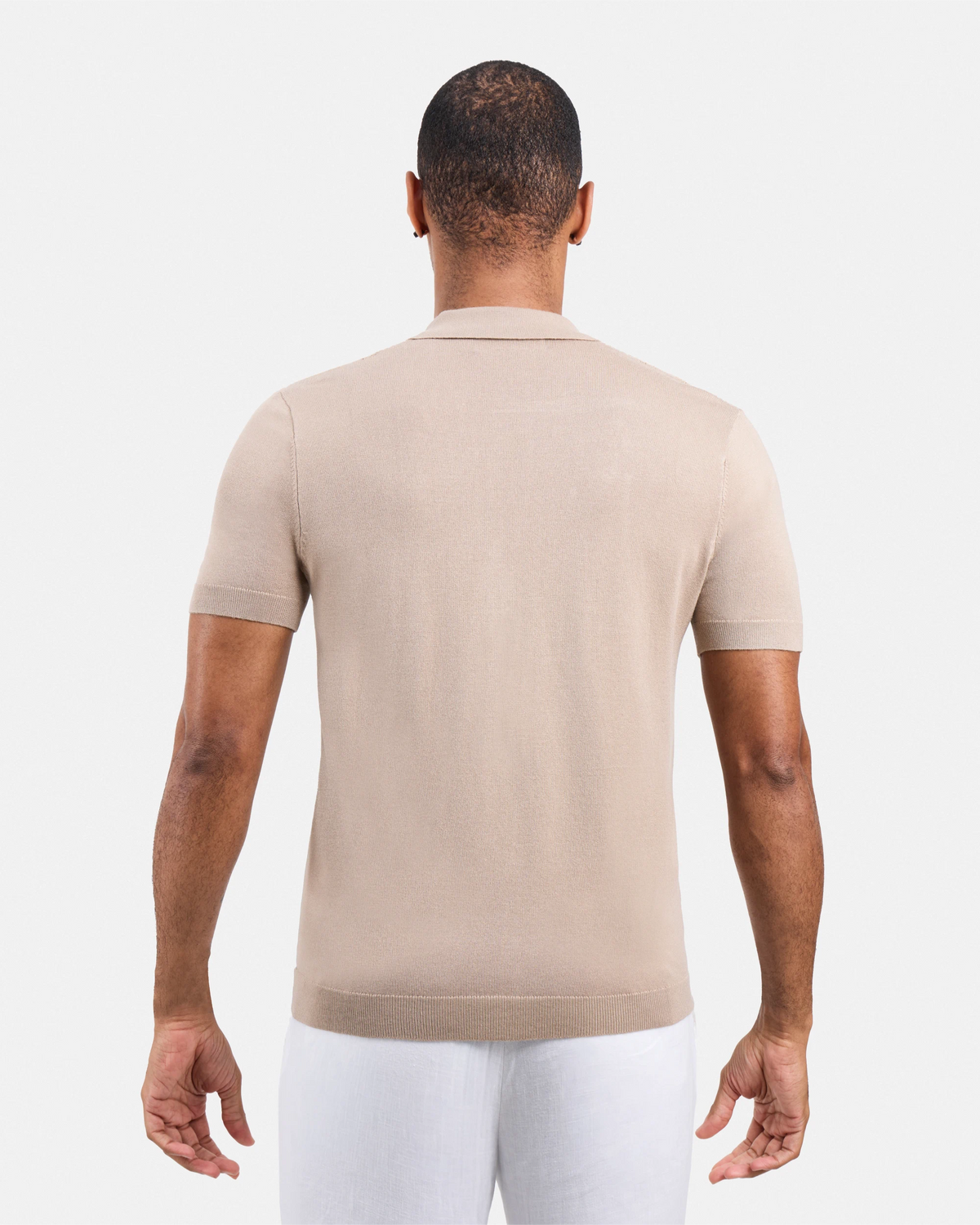 #XRSWM3101630 Textured Button Down Sweater Polo Shirt-thumbmail-34