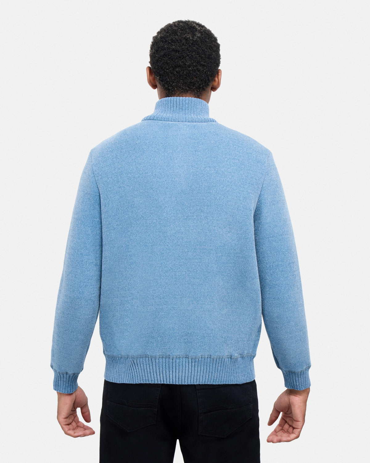 #XRSWM3102415 Fleece Lined Quilted Zipper Chenille Sweater-thumbmail-10