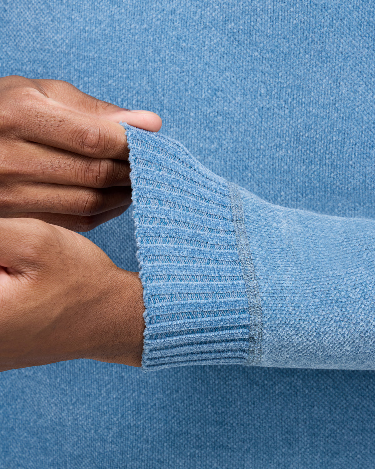#XRSWM3102415 Fleece Lined Quilted Zipper Chenille Sweater-thumbmail-15