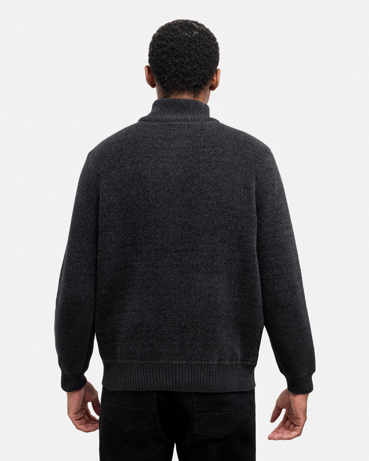 #XRSWM3102415 Fleece Lined Quilted Zipper Chenille Sweater-thumbmail-26