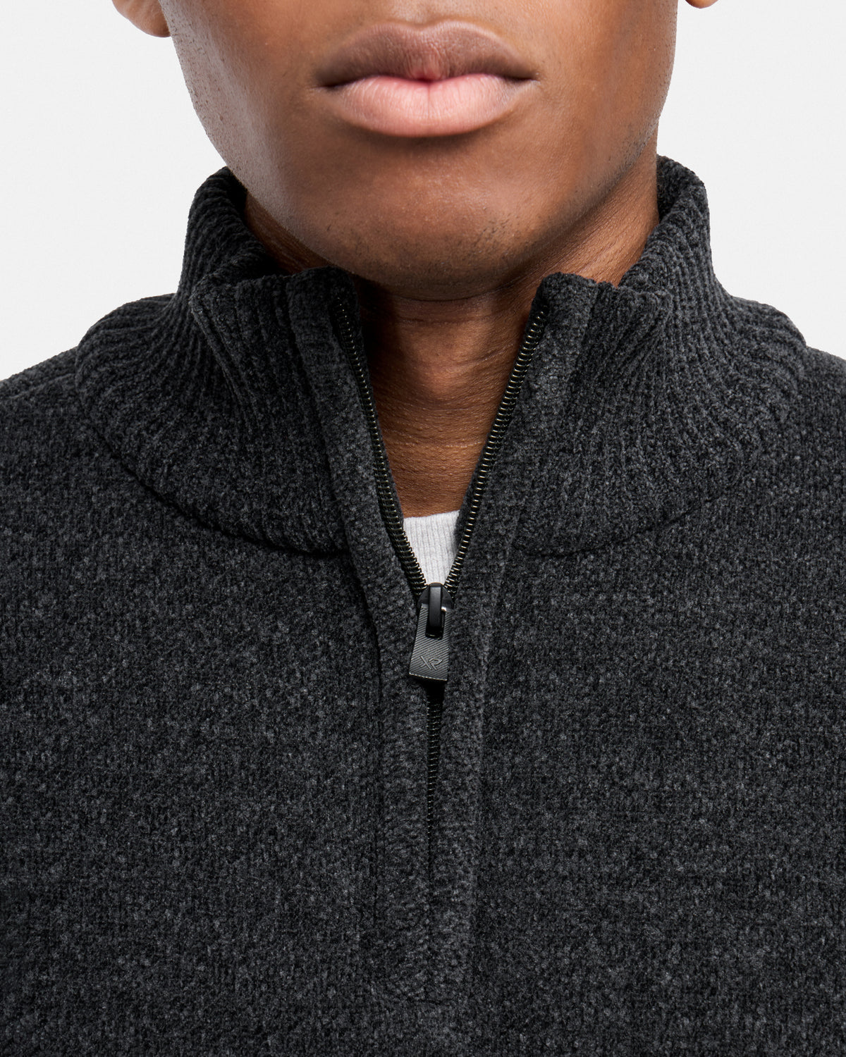 #XRSWM3102415 Fleece Lined Quilted Zipper Chenille Sweater-thumbmail-30
