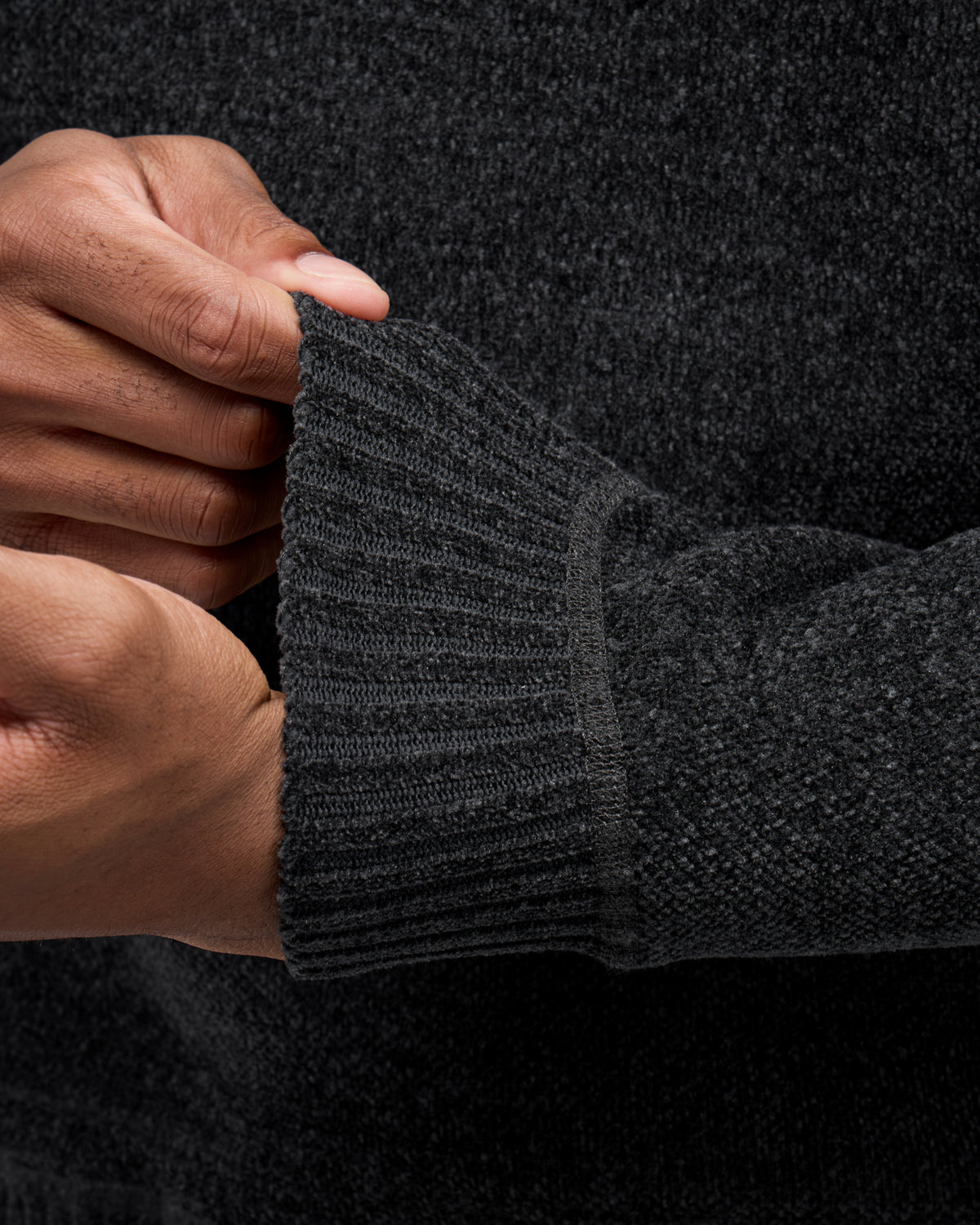 #XRSWM3102415 Fleece Lined Quilted Zipper Chenille Sweater-thumbmail-31