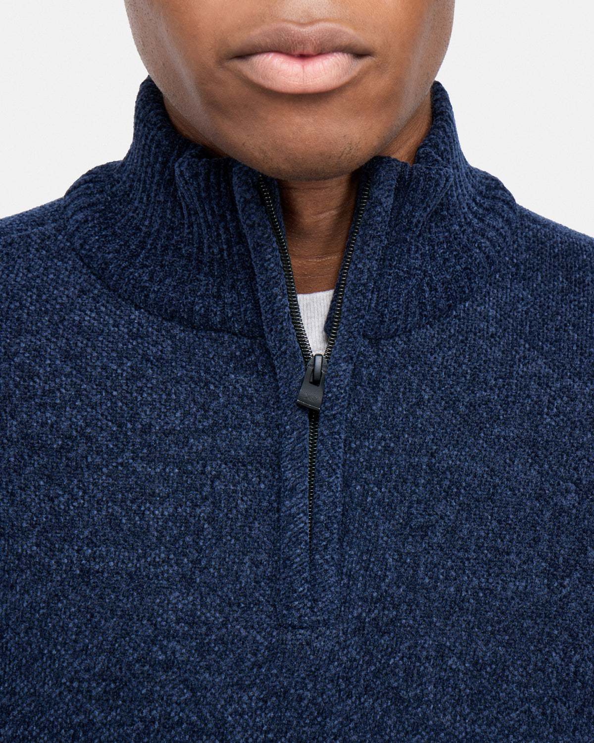 #XRSWM3102415 Fleece Lined Quilted Zipper Chenille Sweater-thumbmail-38