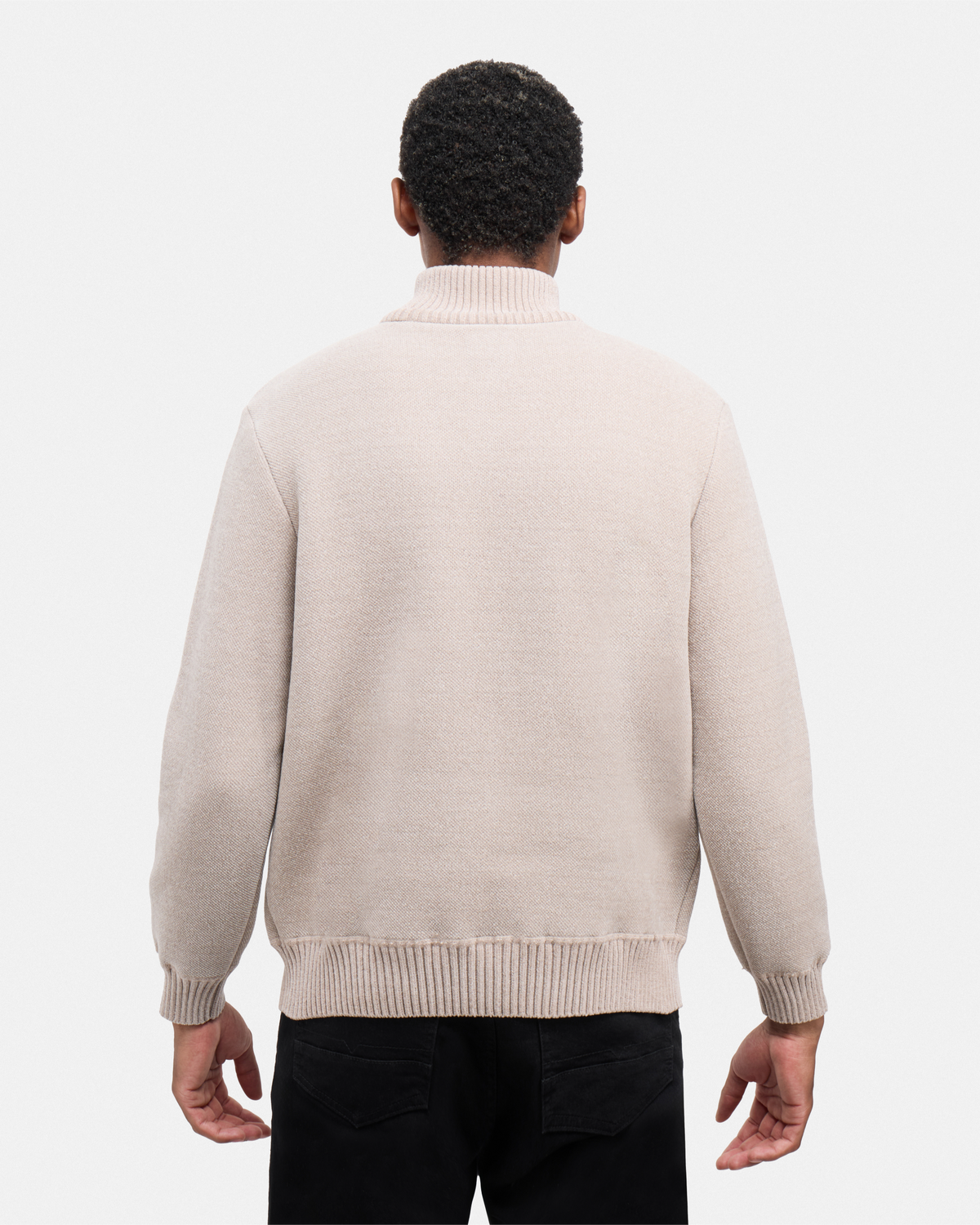 #XRSWM3102415 Fleece Lined Quilted Zipper Chenille Sweater-thumbmail-42
